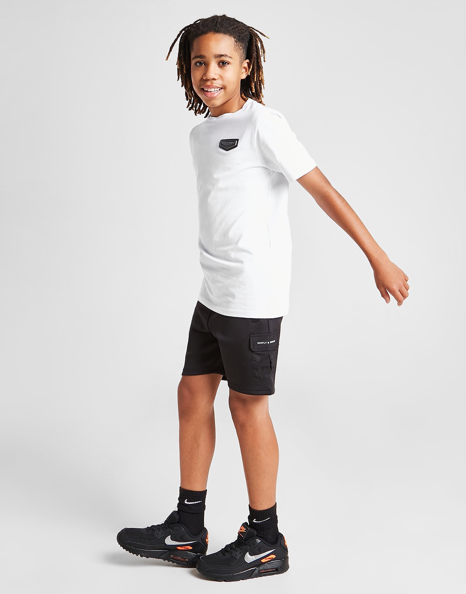 

Supply & Demand Compact Poly Shorts Junior - Black - Kids, Black
