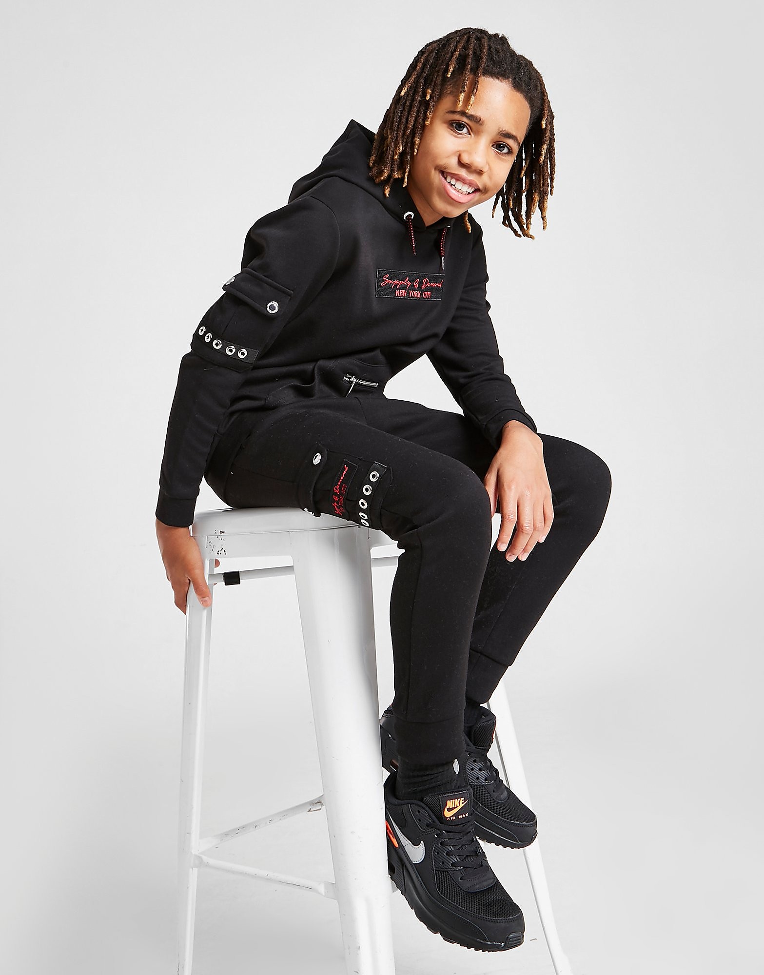 

Supply & Demand Vanish Fleece Track Pants Junior - Black - Kids, Black