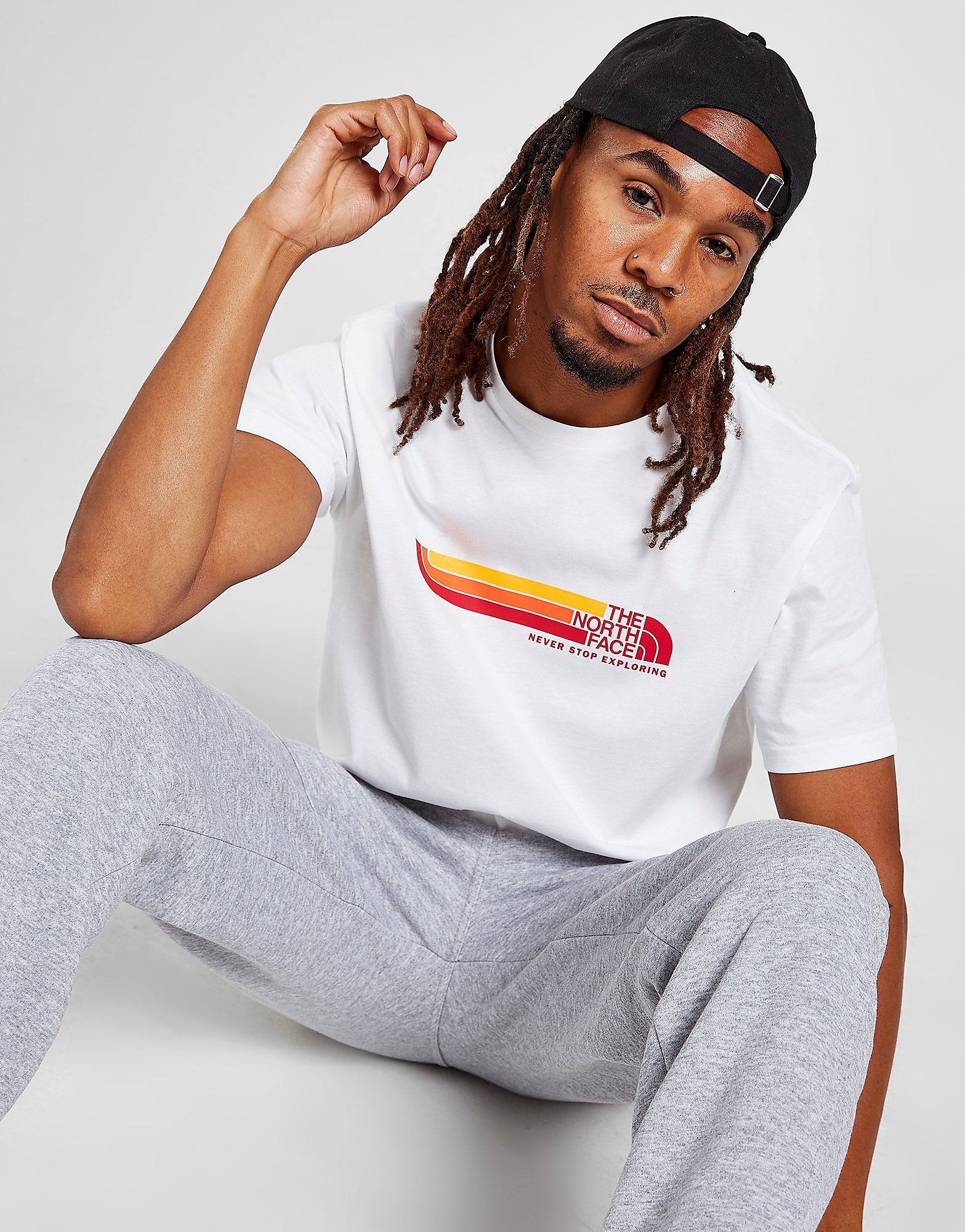 

The North Face Tri-Line Logo T-Shirt - Only at JD - White - Mens, White