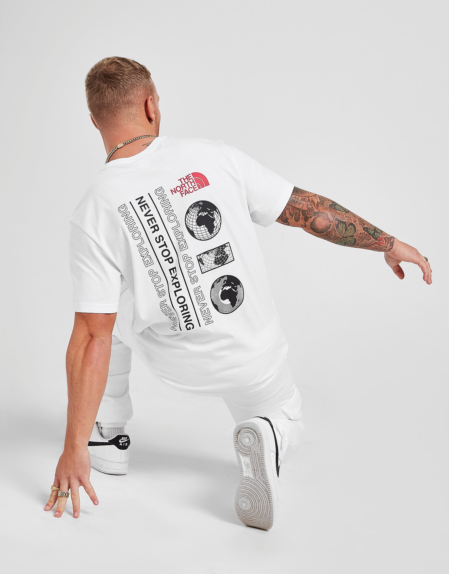 

The North Face Maps T-Shirt - Only at JD - White - Mens, White