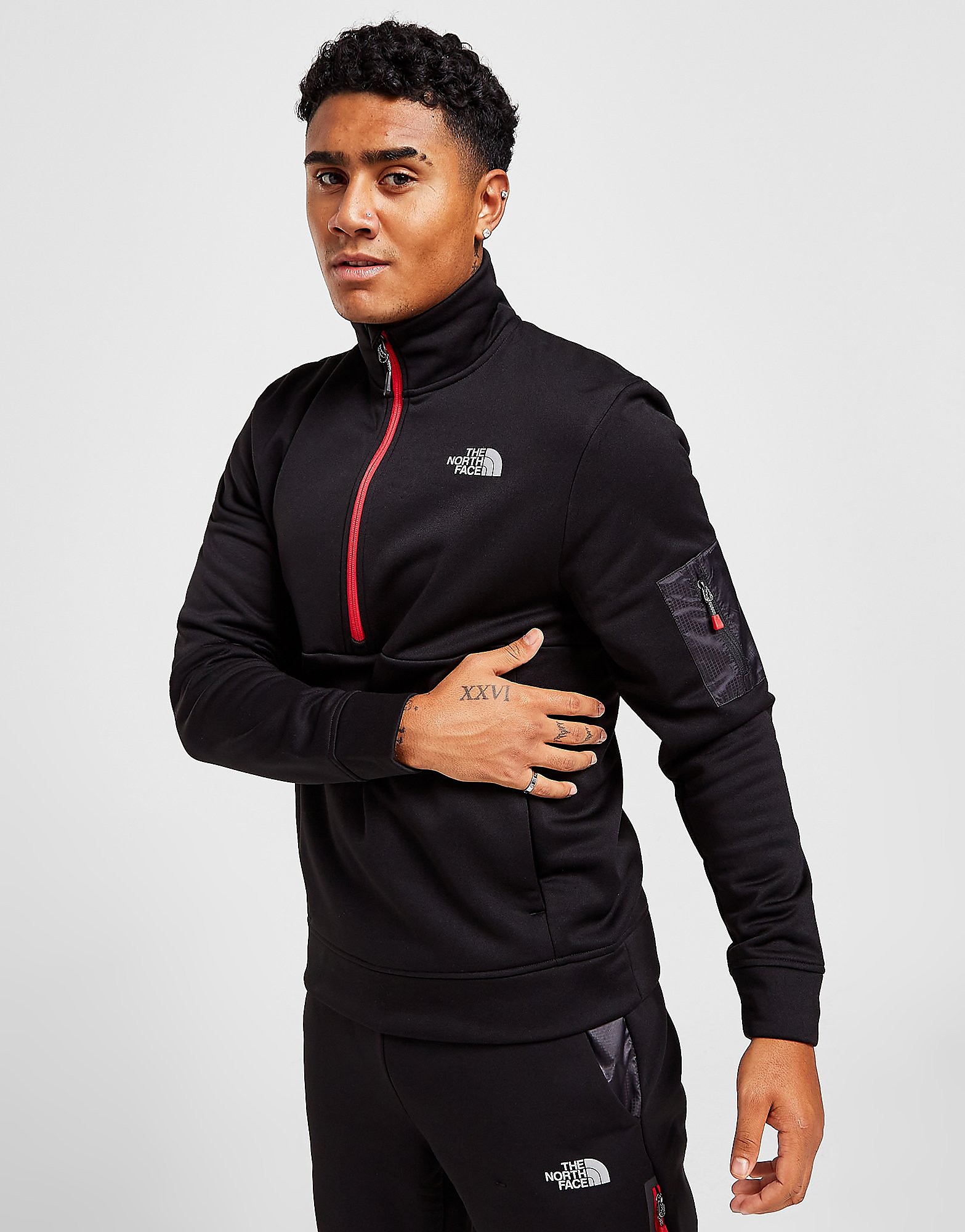 

The North Face Mittelegi 1/2 Zip Track Top - Only at JD - Black - Mens, Black