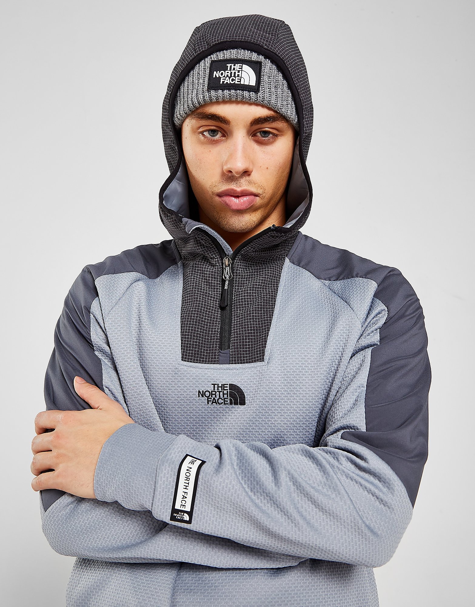 

The North Face Mountain Athletics 1/4 Zip Hoodie - Only at JD - Grey - Mens, Grey