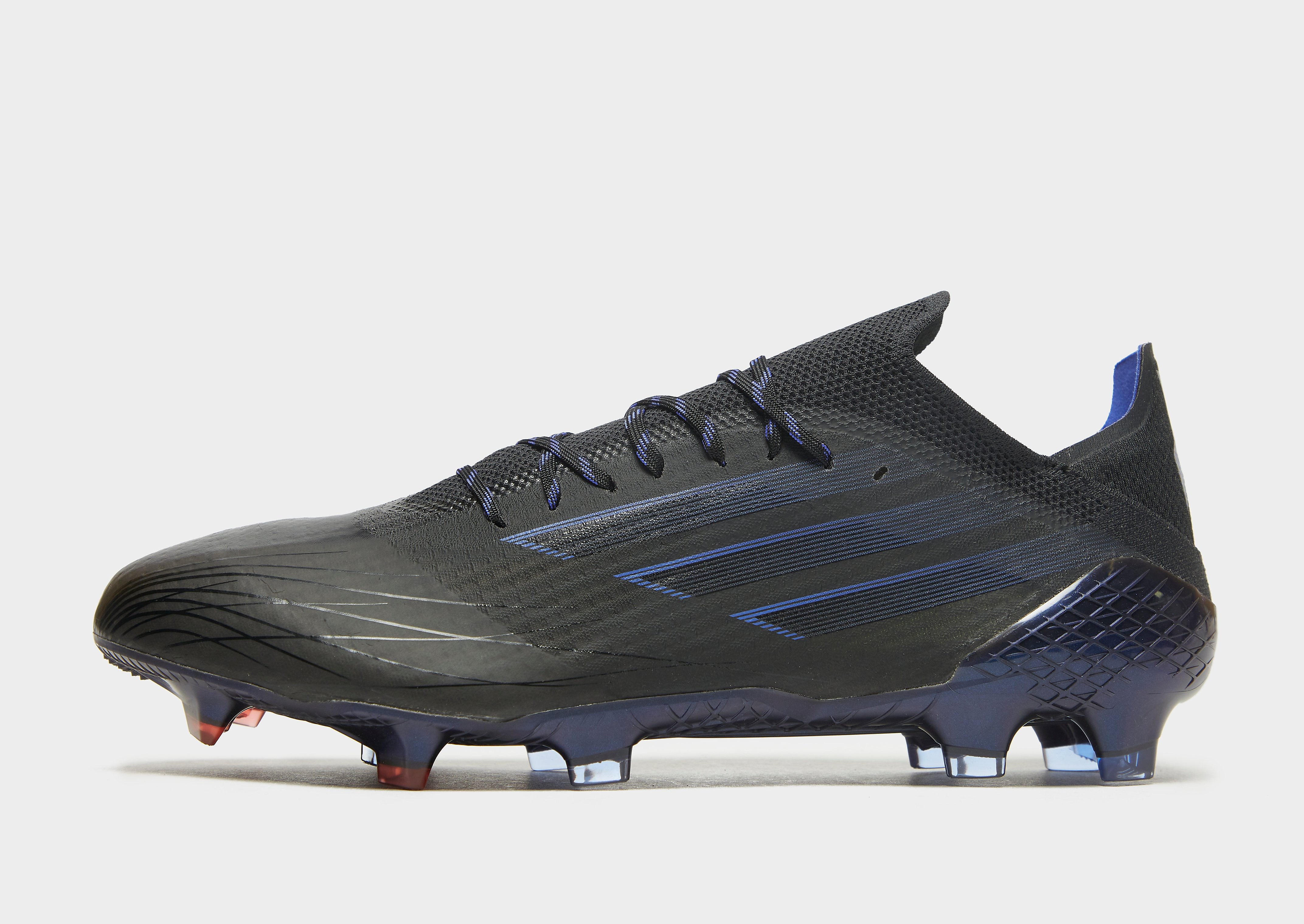 

adidas X Speedflow .1 FG - Core Black / Sonic Ink / Solar Yellow - Womens, Core Black / Sonic Ink / Solar Yellow
