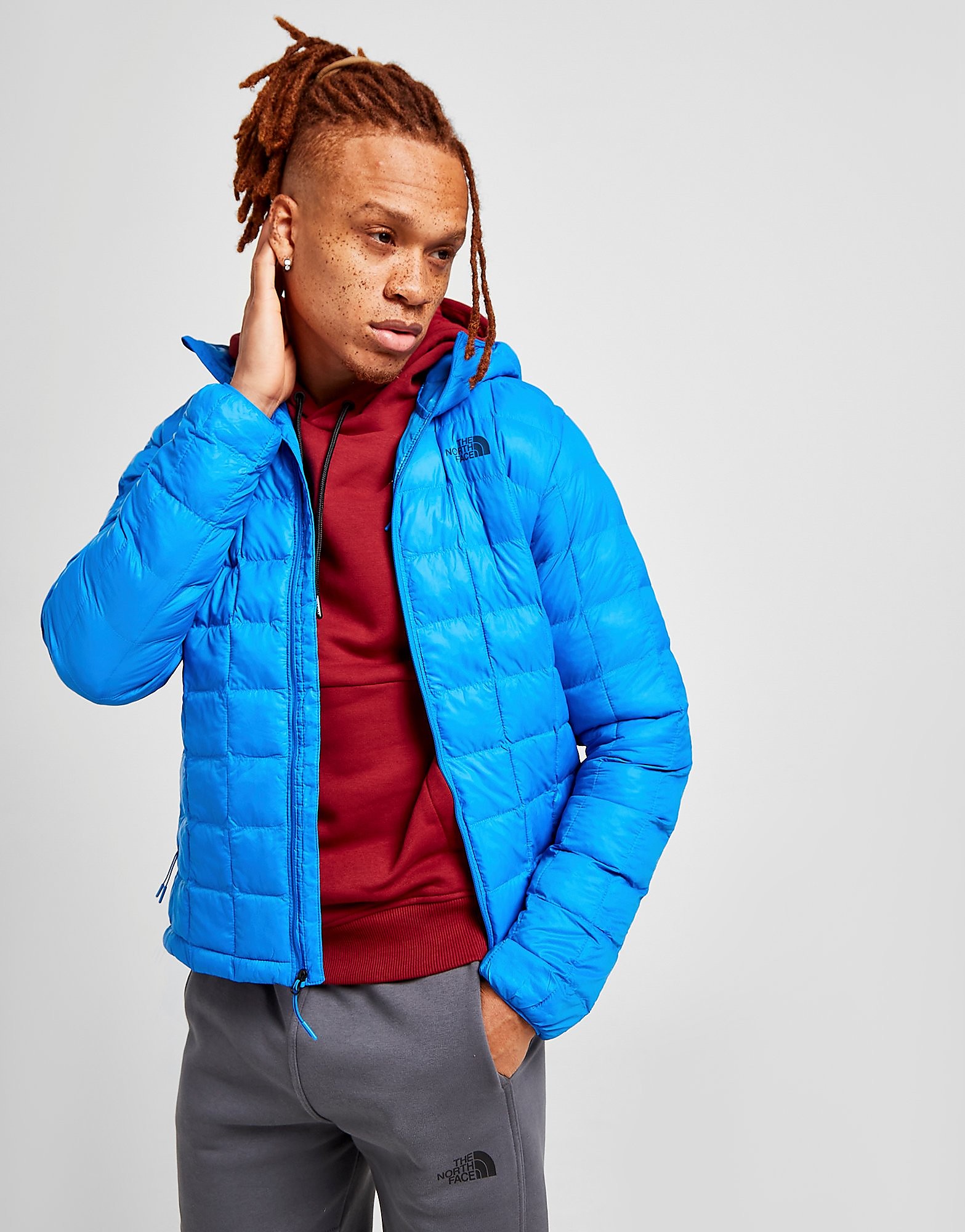 

The North Face ThermoBall Hooded Jacket - Blue - Mens, Blue