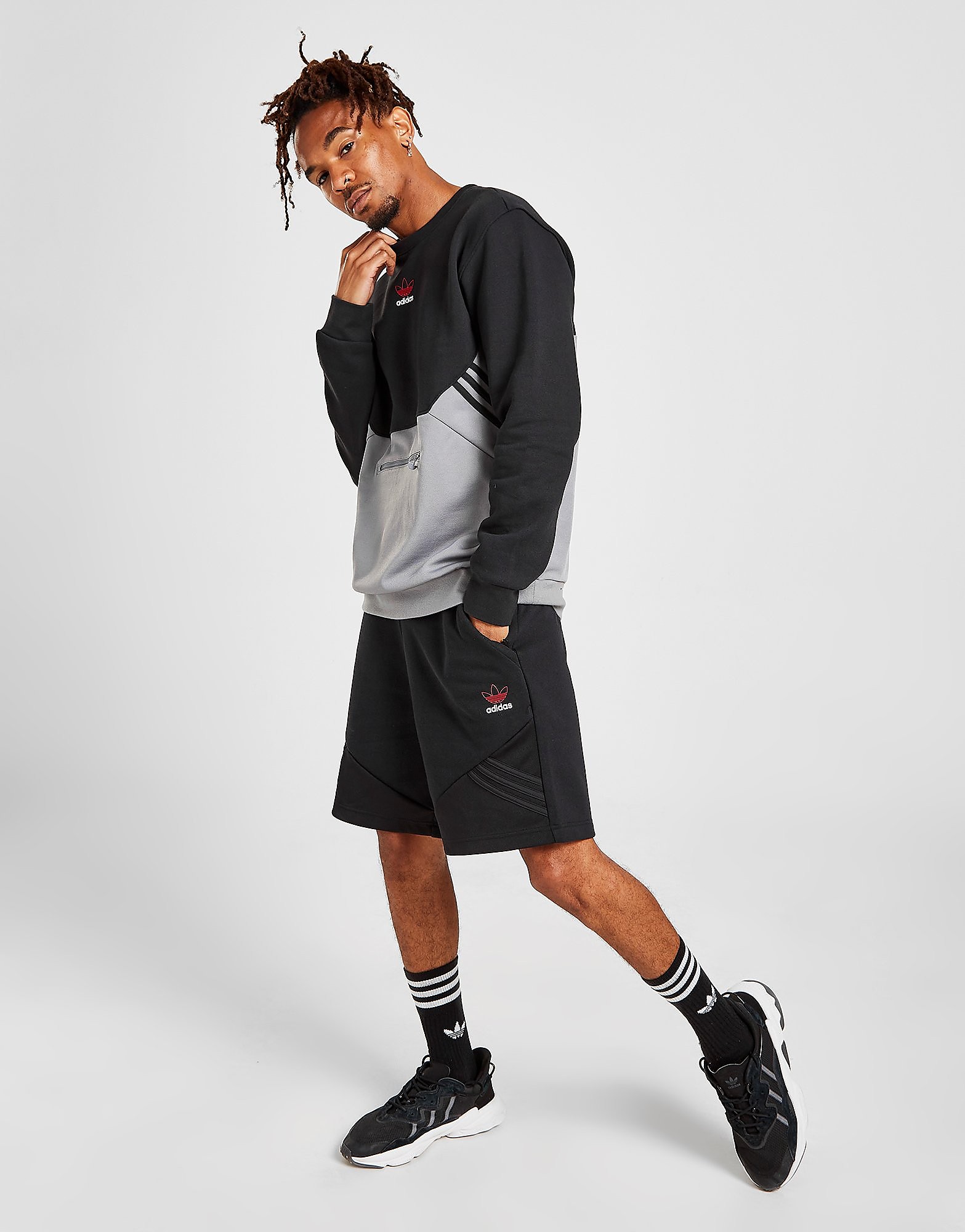 

adidas Originals Fusion Shorts - Only at JD - BLACK - Mens, BLACK