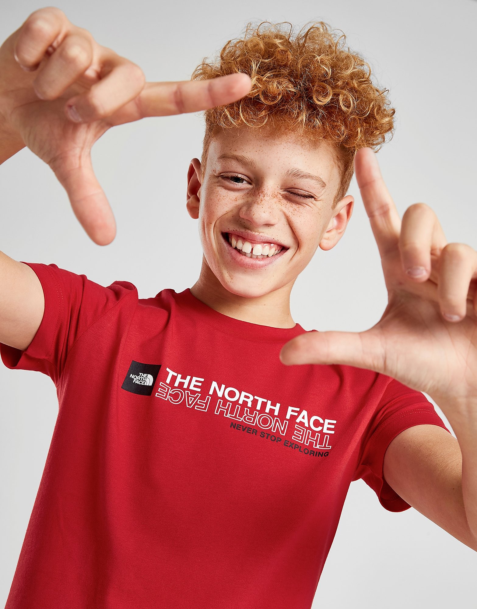 

The North Face Reverse Logo T-Shirt Junior - Red - Kids, Red