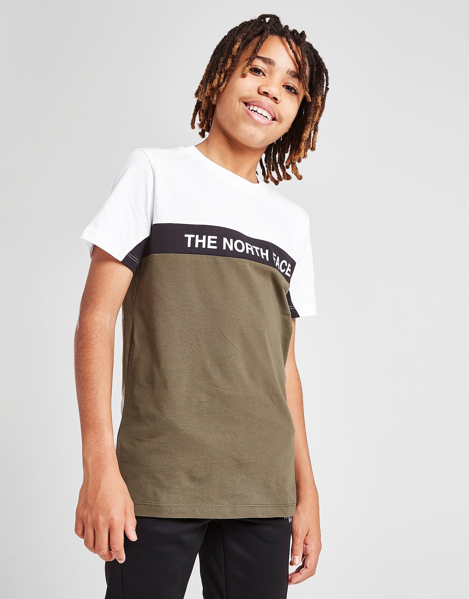 

The North Face Colour Block T-Shirt Junior - Only at JD - Green - Kids, Green
