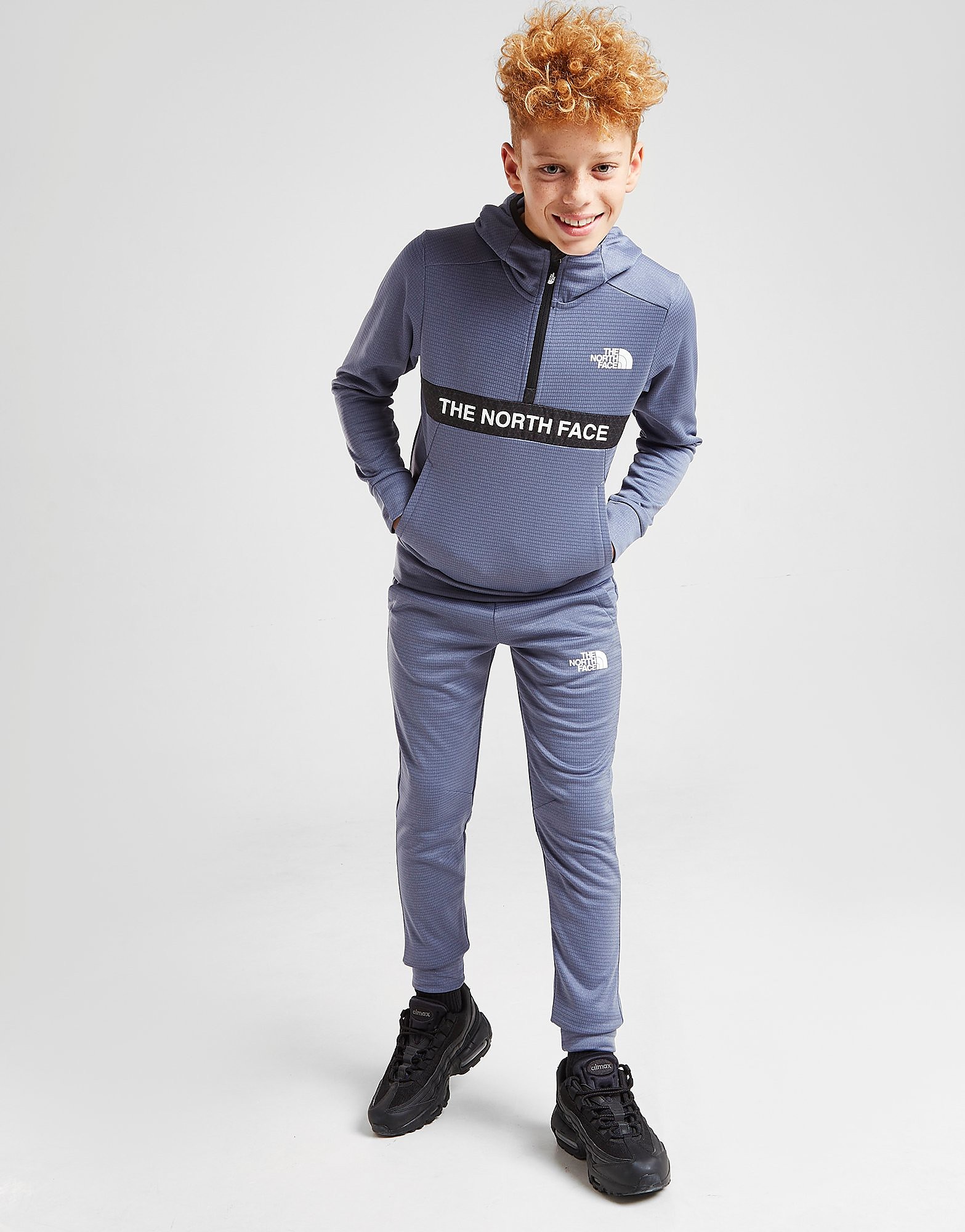 

The North Face Ampere 1/2 Zip Hoodie Junior - Only at JD - Grey - Kids, Grey
