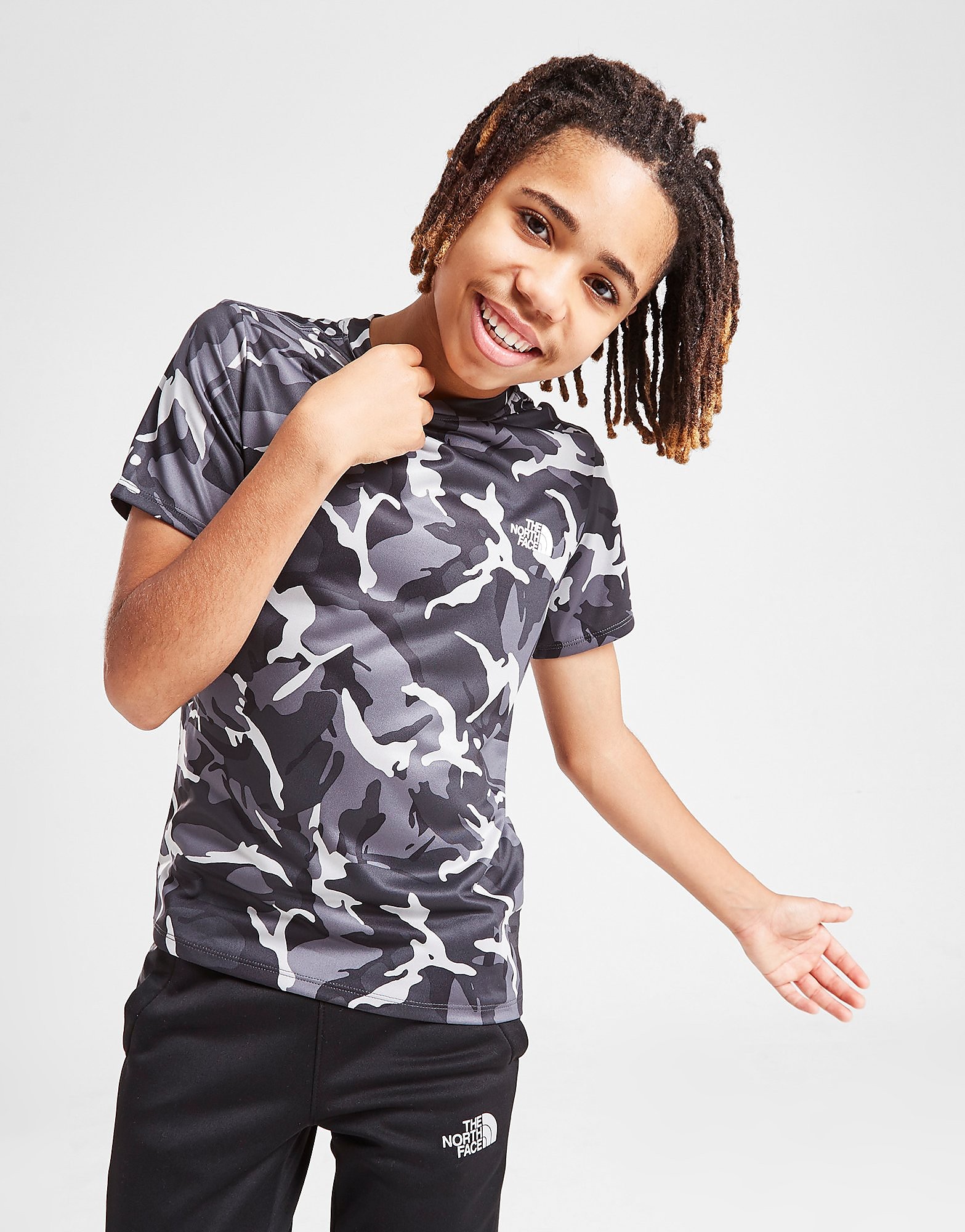 

The North Face Reactor Poly T-Shirt Junior - Grey - Kids, Grey