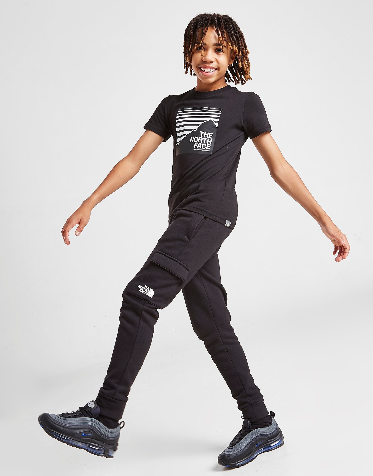 

The North Face Cargo Fleece Joggers Junior - Only at JD - Black - Kids, Black
