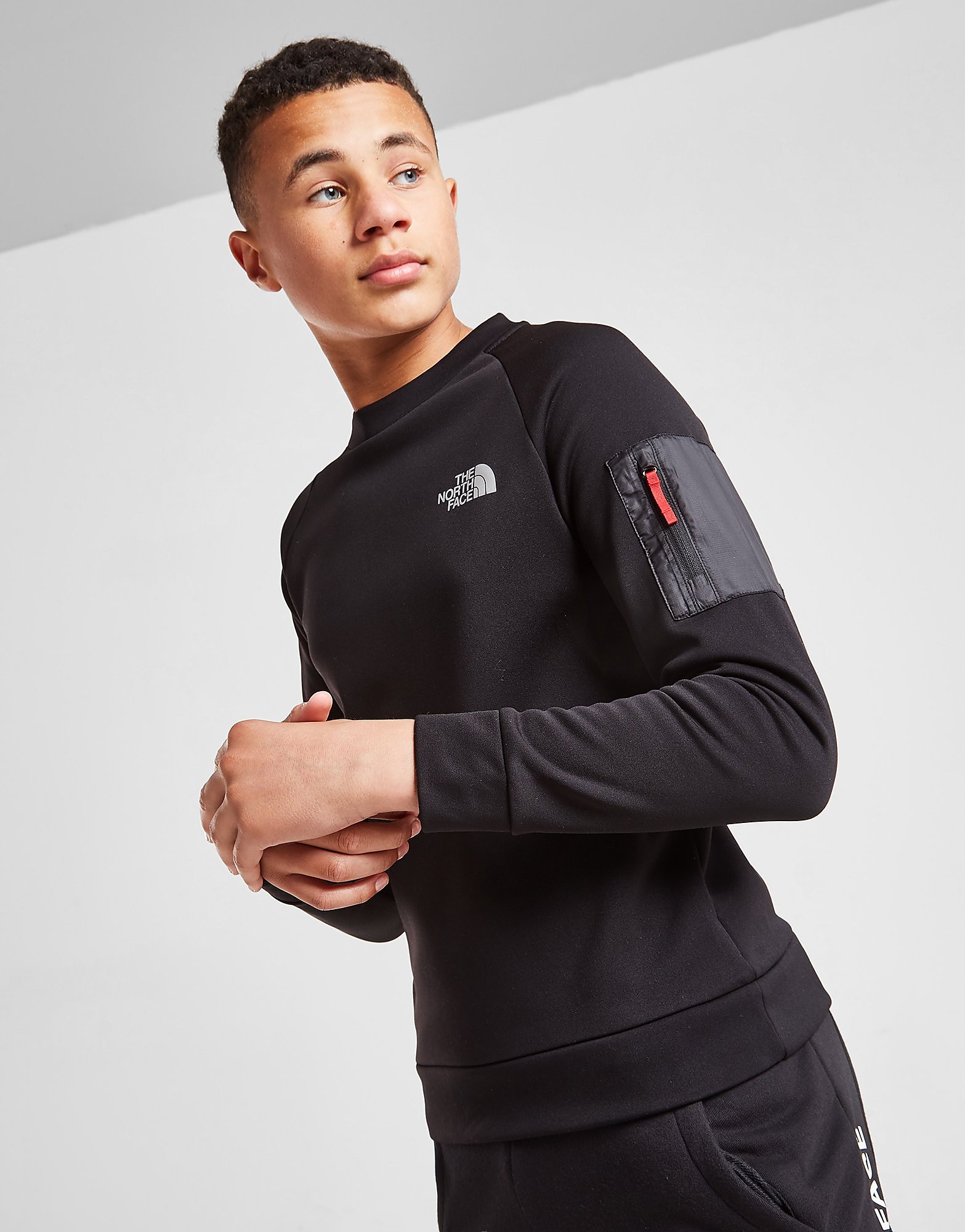 

The North Face Mittelegi Crew Sweatshirt Junior - Only at JD - Black - Kids, Black