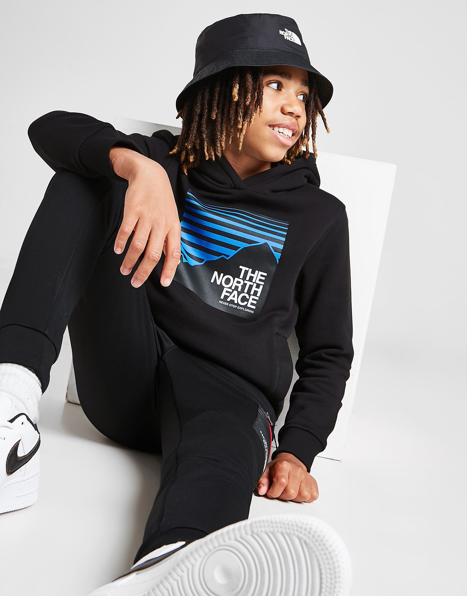 

The North Face Box Hoodie Junior - Black - Kids, Black