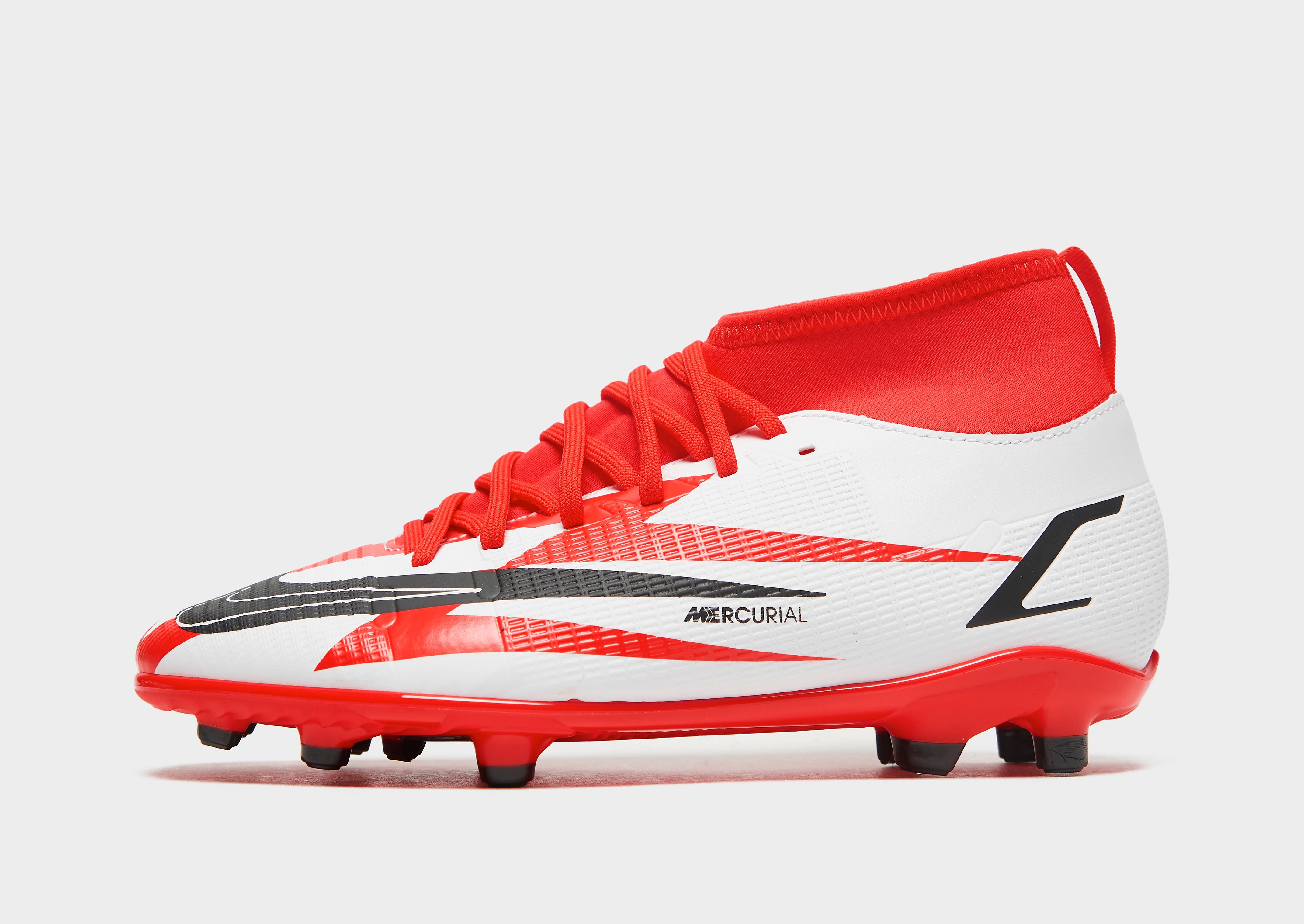 

Nike Mercurial Superfly CR7 FG Junior - Chile Red/White/Total Orange/Black/White - Kids, Chile Red/White/Total Orange/Black/White