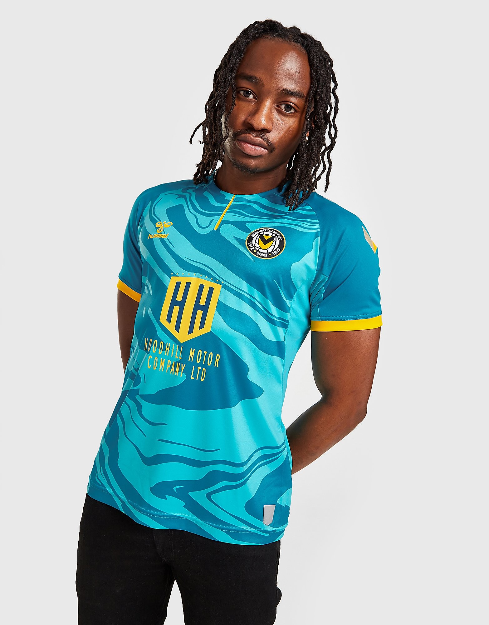 

Hummel Newport County FC 2021/22 Away Shirt - Black - Mens, Black