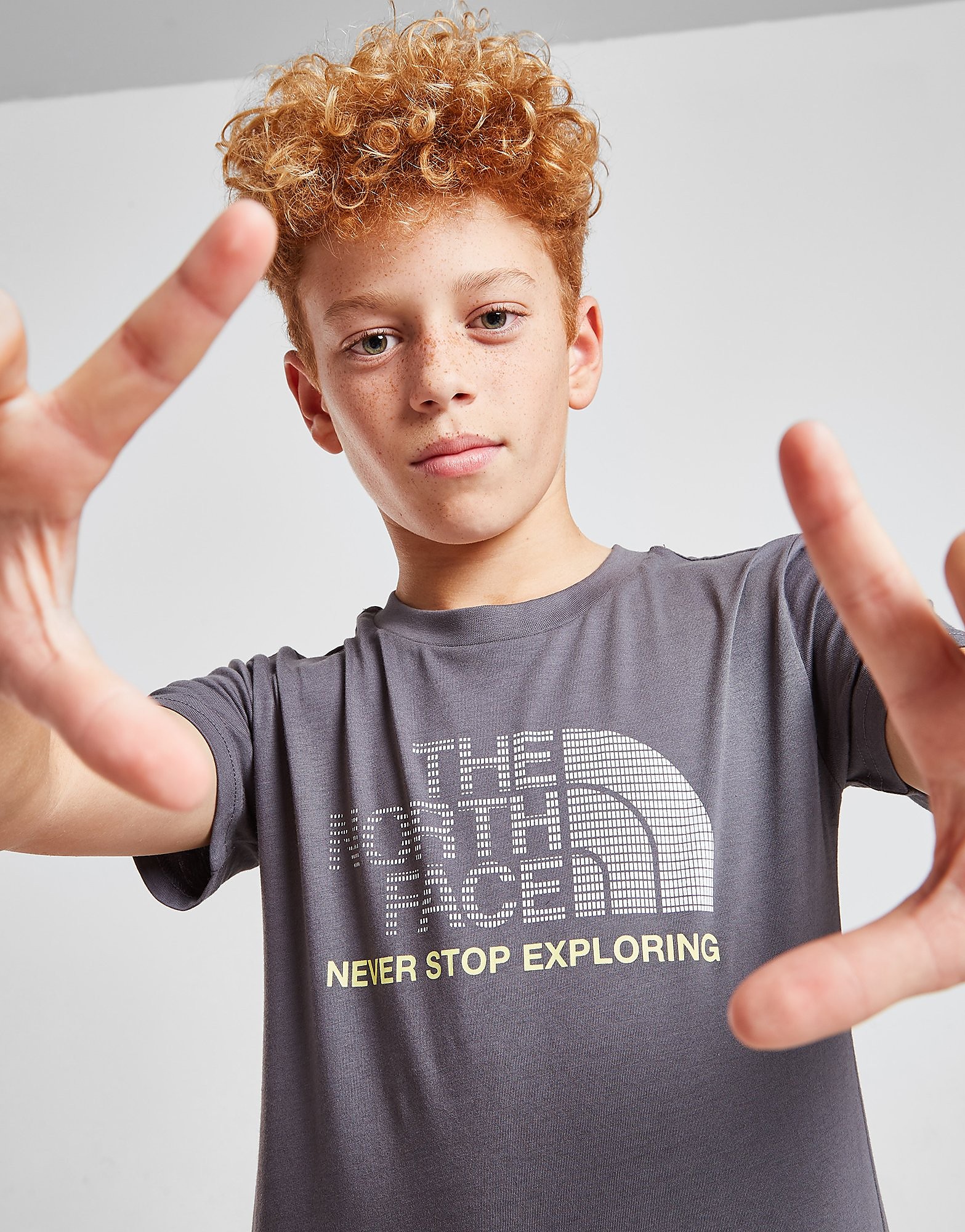

The North Face Easy Lines T-Shirt Junior - Only at JD - Grey - Kids, Grey