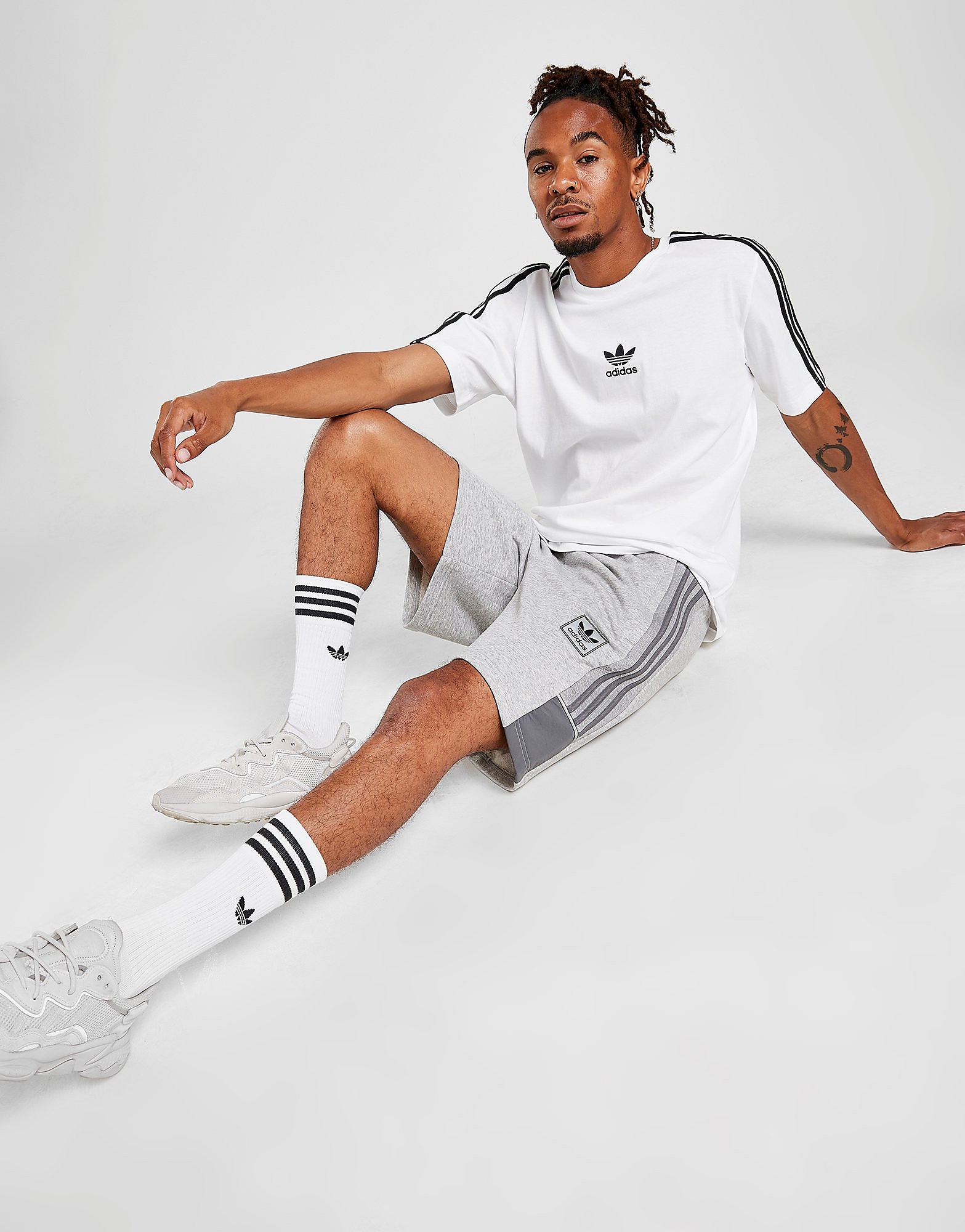 

adidas Originals ID96 Shorts - Only at JD - Grey - Mens, Grey