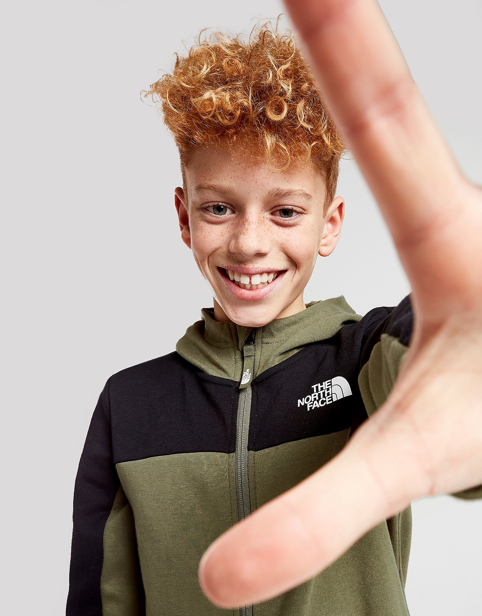 

The North Face Slacker Full Zip Hoodie Junior - Green - Kids, Green