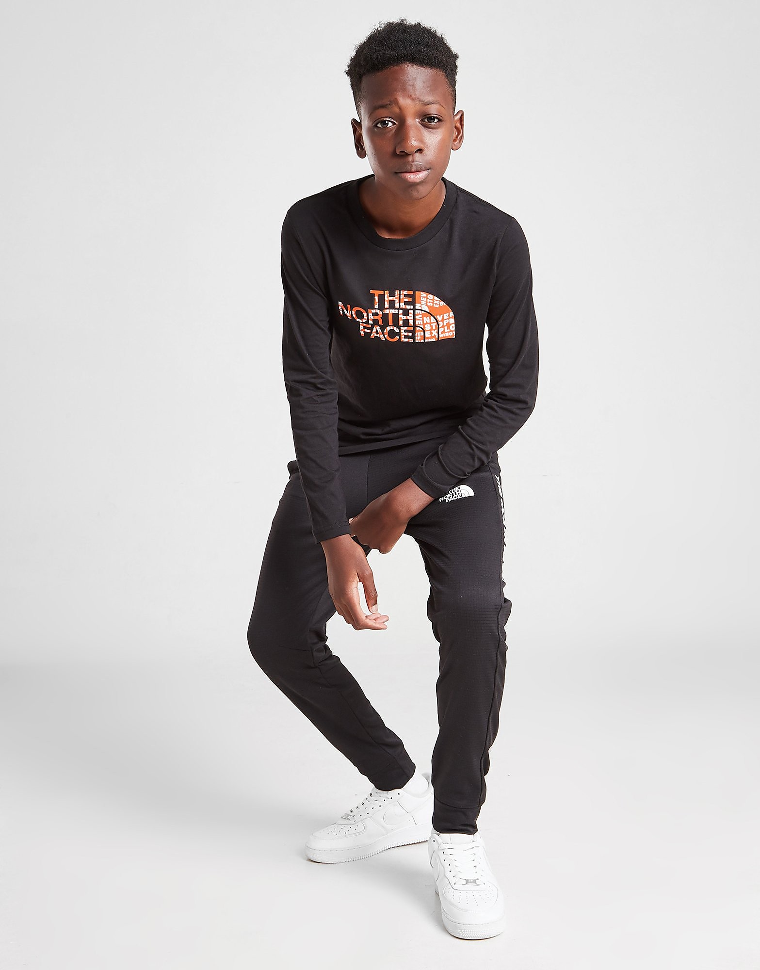 

The North Face Long Sleeve Easy T-Shirt Junior - Black - Kids, Black