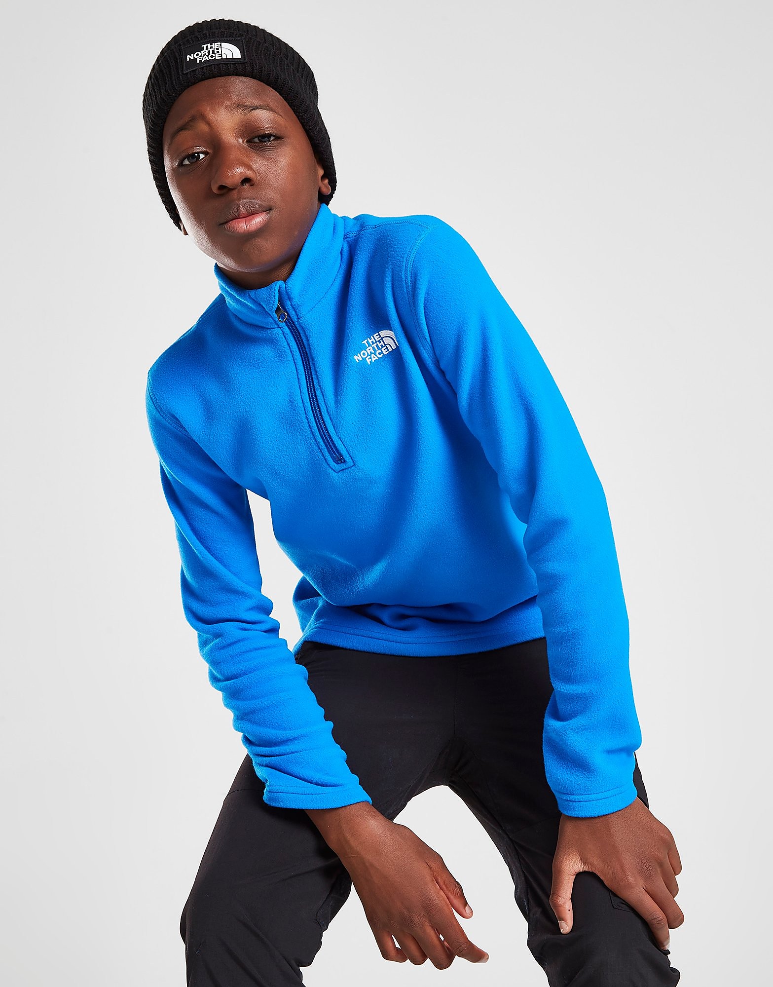 

The North Face Glacier 1/4 Zip Sweatshirt Junior - Blue - Kids, Blue