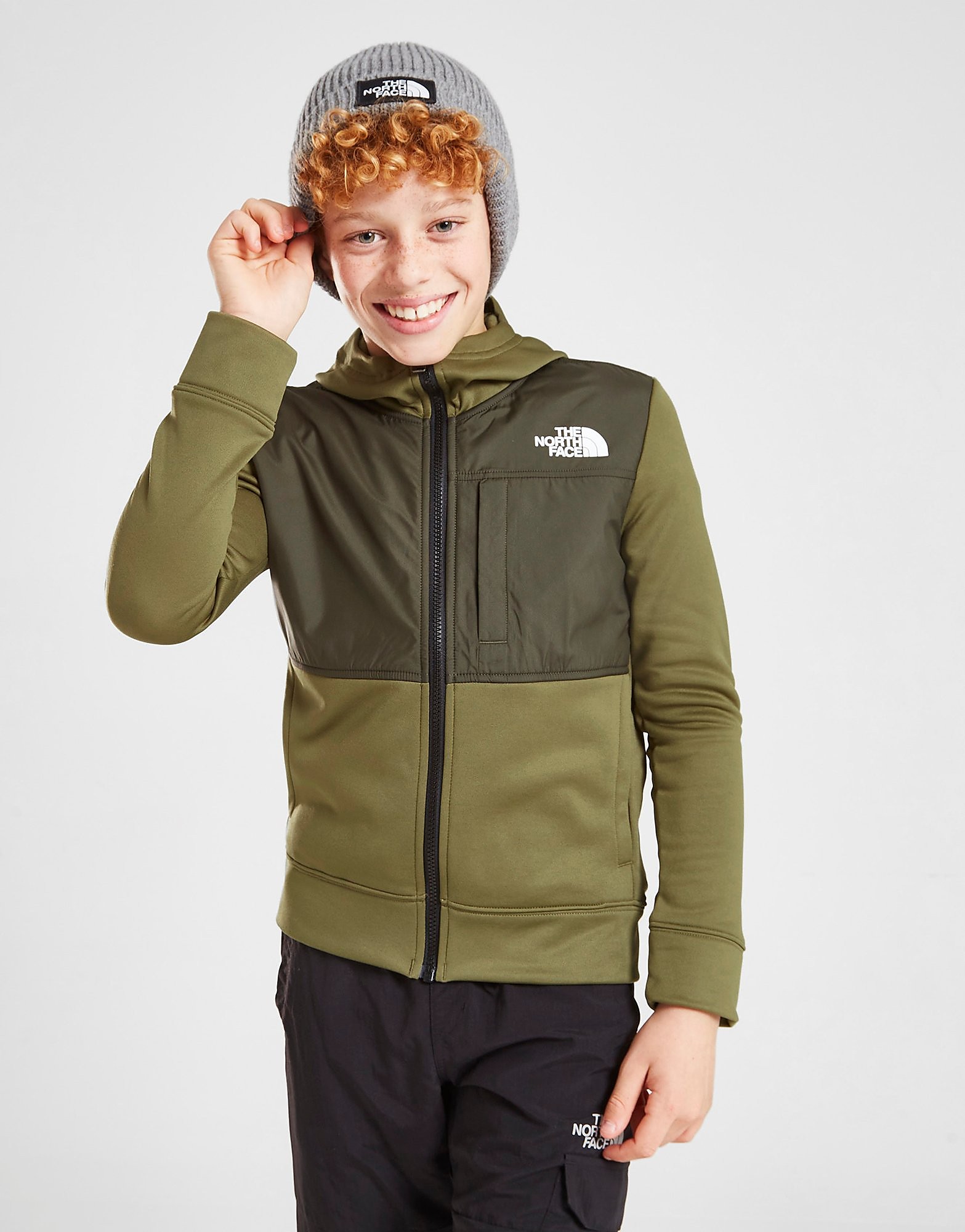 

The North Face Surgent Full Zip Hoodie Junior - Green - Kids, Green