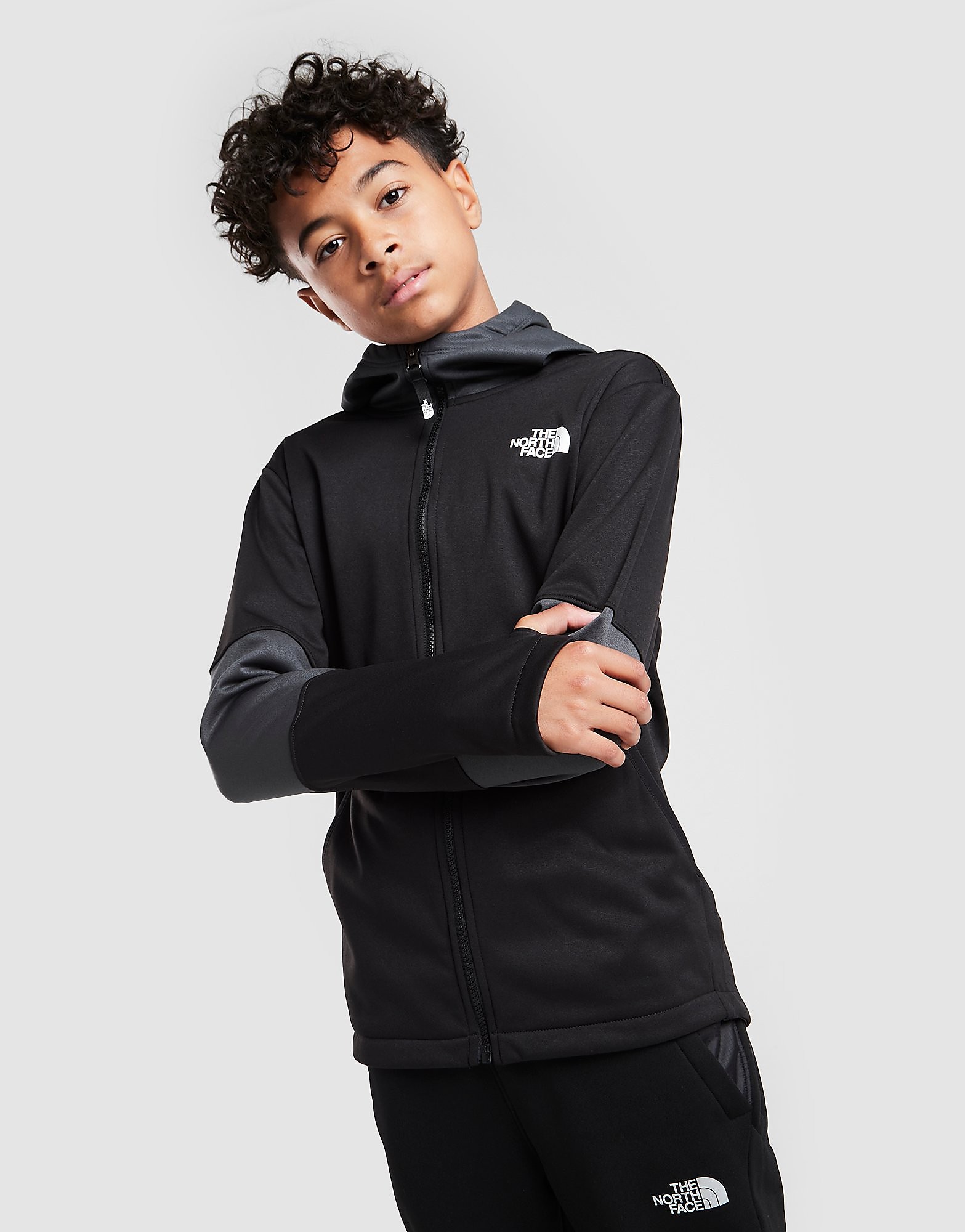 

The North Face Winter Warm Full Zip Hoodie Junior - Black - Kids, Black