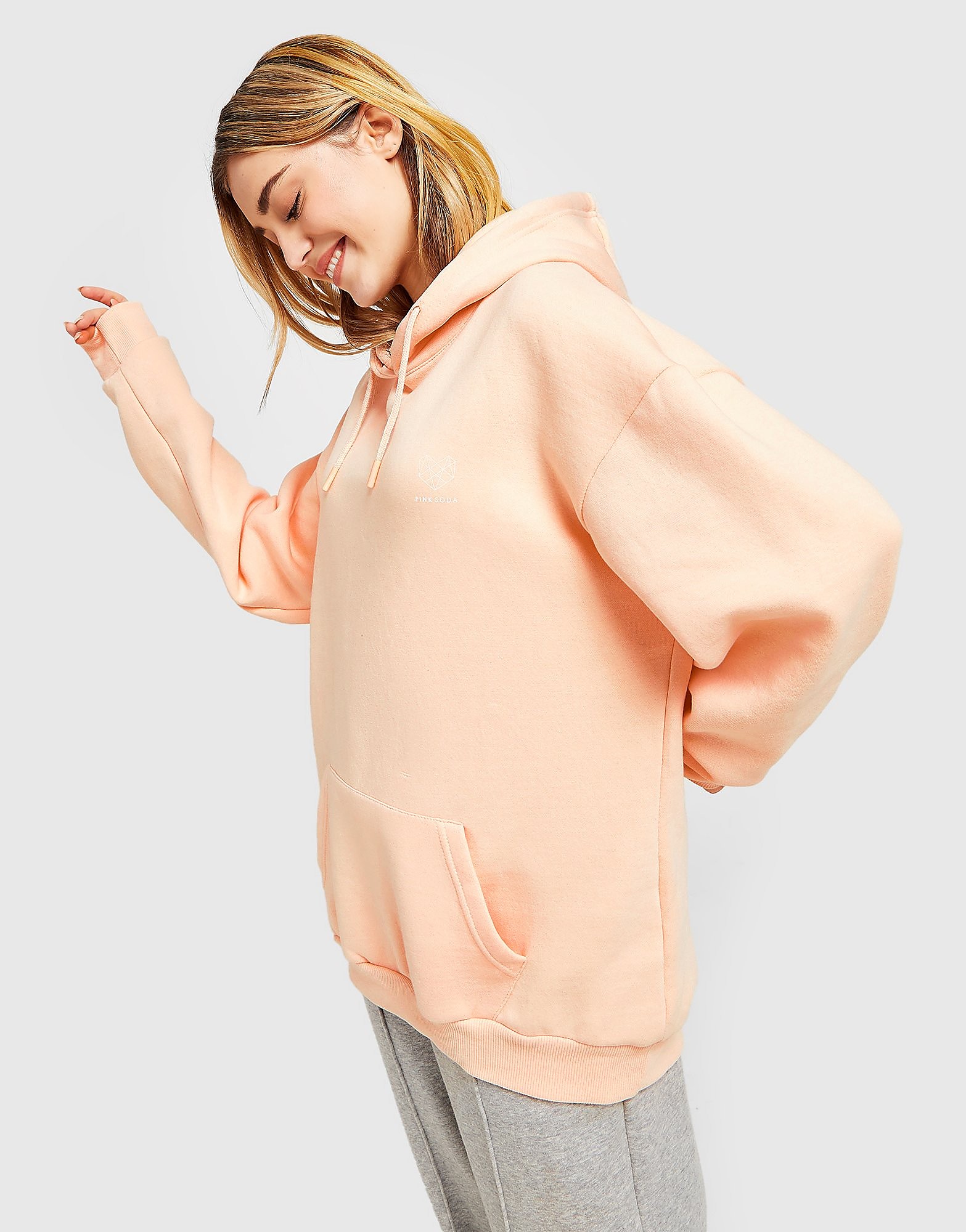 

Pink Soda Sport Essentials Boyfriend Hoodie - Only at JD - Pink - Womens, Pink