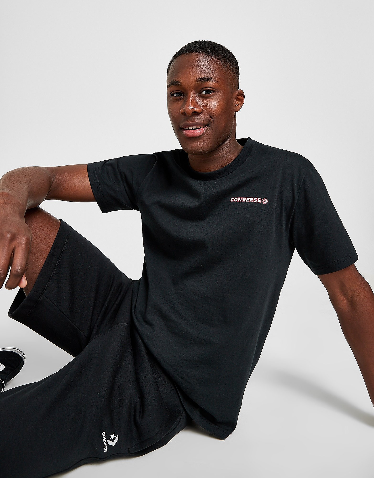 

Converse Back Box Logo T-Shirt - Only at JD - Black - Mens, Black