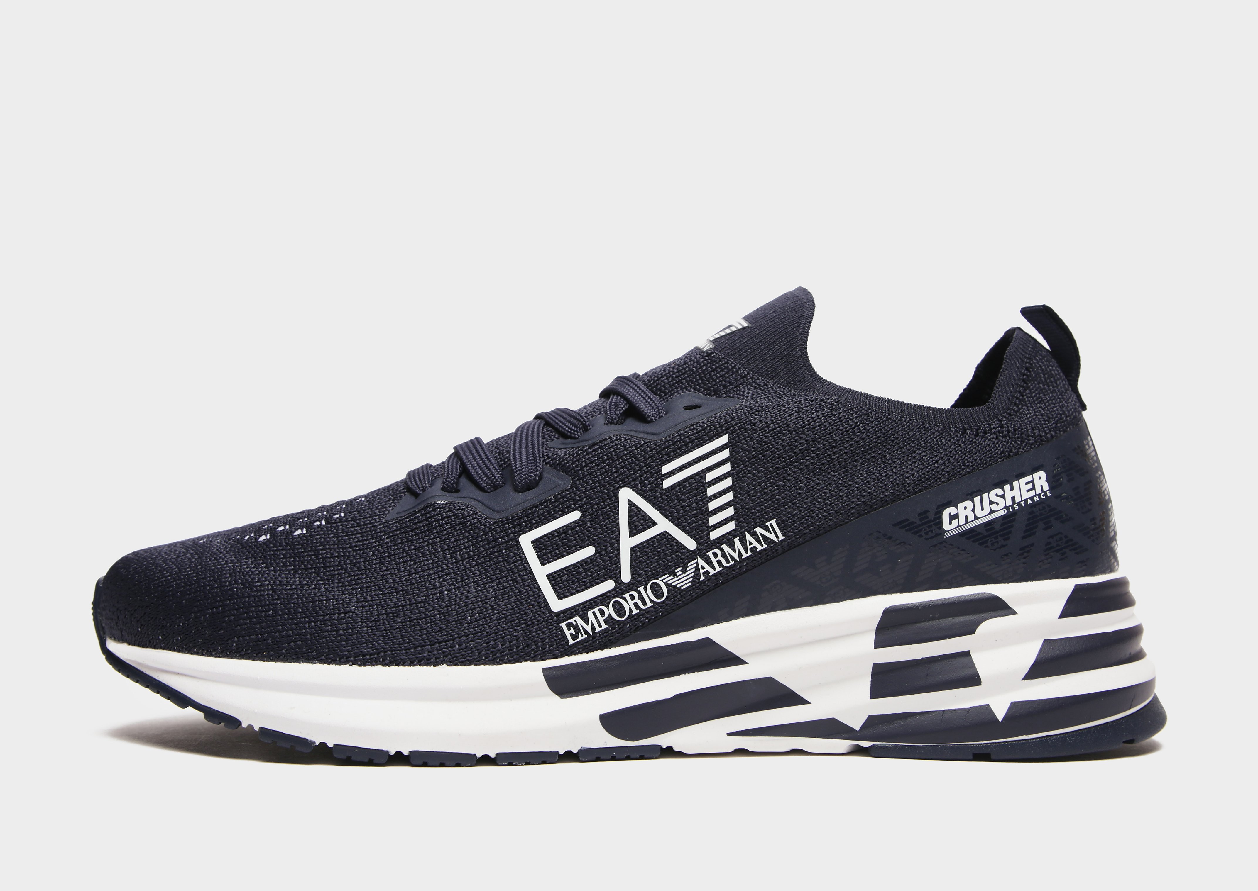 

Emporio Armani EA7 Crusher Knit - Blue - Mens, Blue
