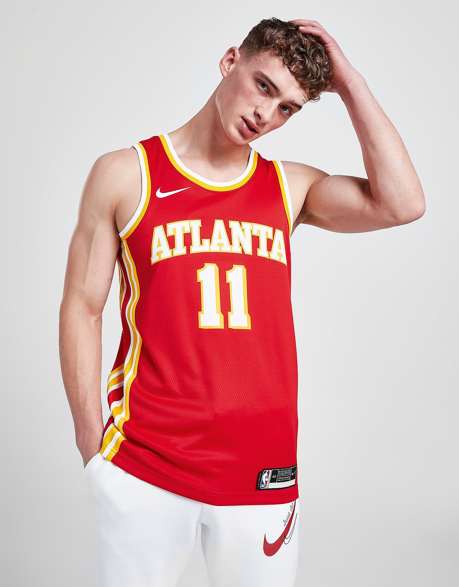 

Nike NBA Atlanta Hawks Young #11 Swingman Jersey - University Red - Mens, University Red