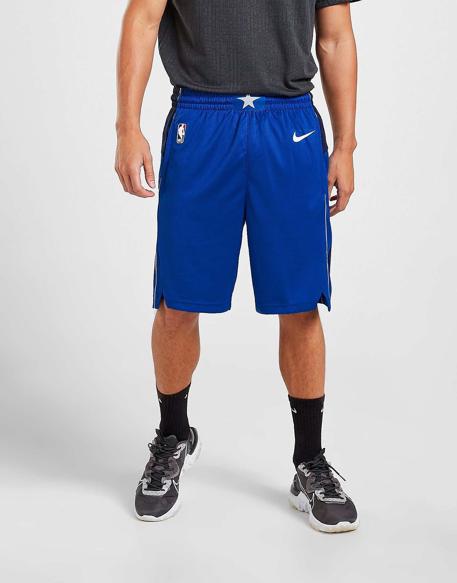 

Nike NBA Dallas Mavericks Icon Swingman Shorts - Game Royal/College Navy/Flat Silver/White - Mens, Game Royal/College Navy/Flat Silver/White