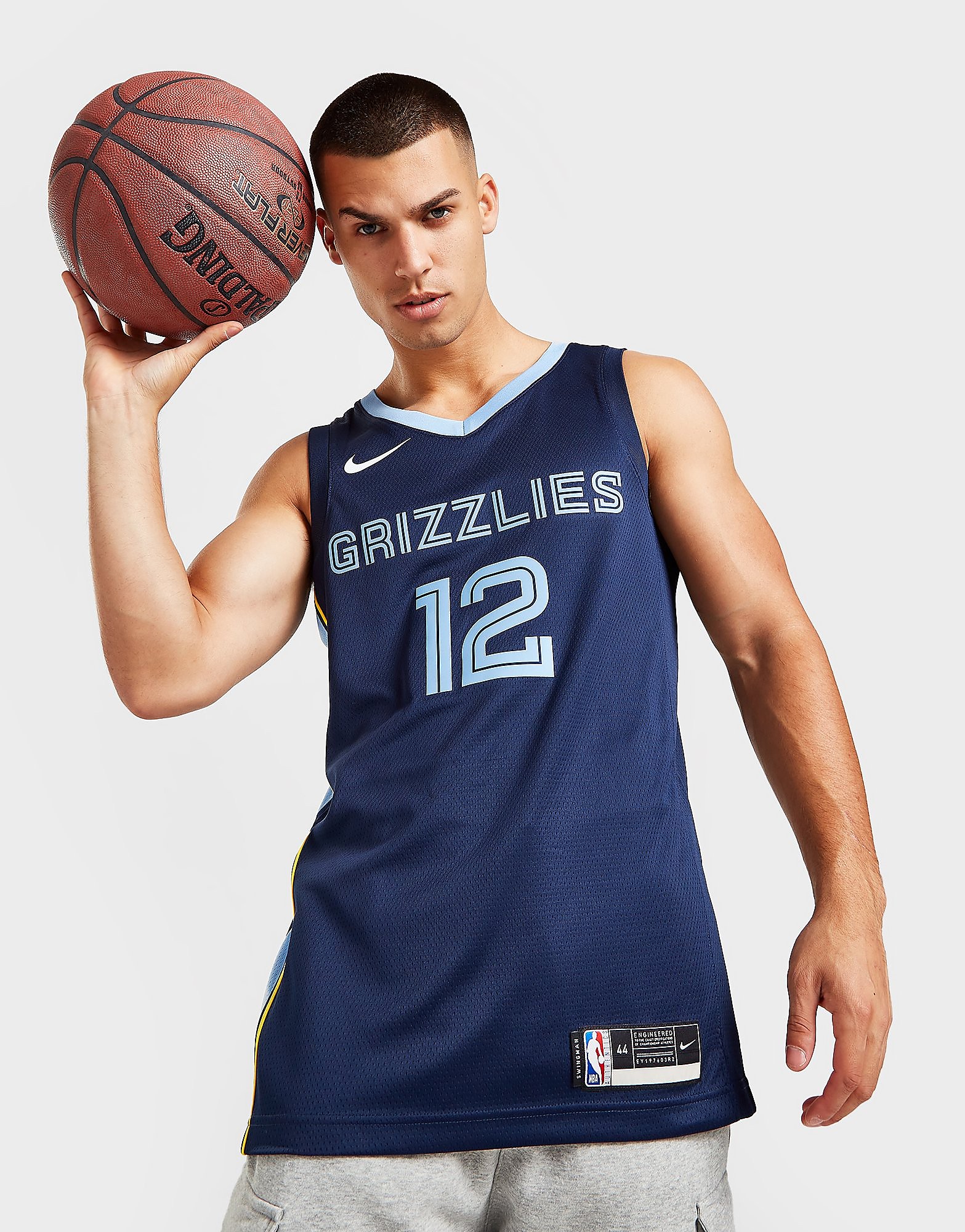 

Nike NBA Memphis Grizzlies Morant #12 Swingman Jersey - College Navy/Light Blue/Amarillo - Mens, College Navy/Light Blue/Amarillo