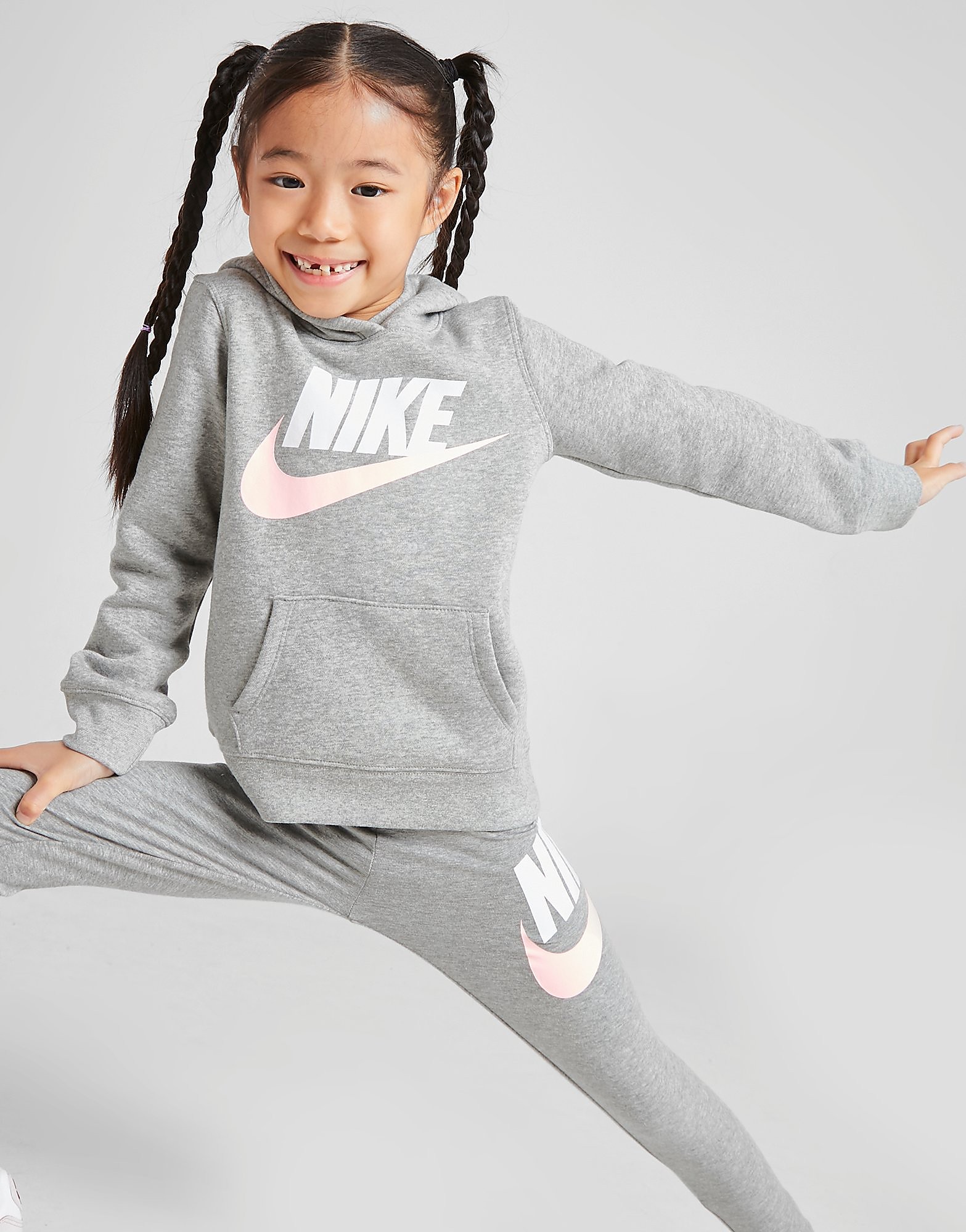 

Nike Girls' Hooded Tracksuit Children - Only at JD - Grey - Kids, Grey