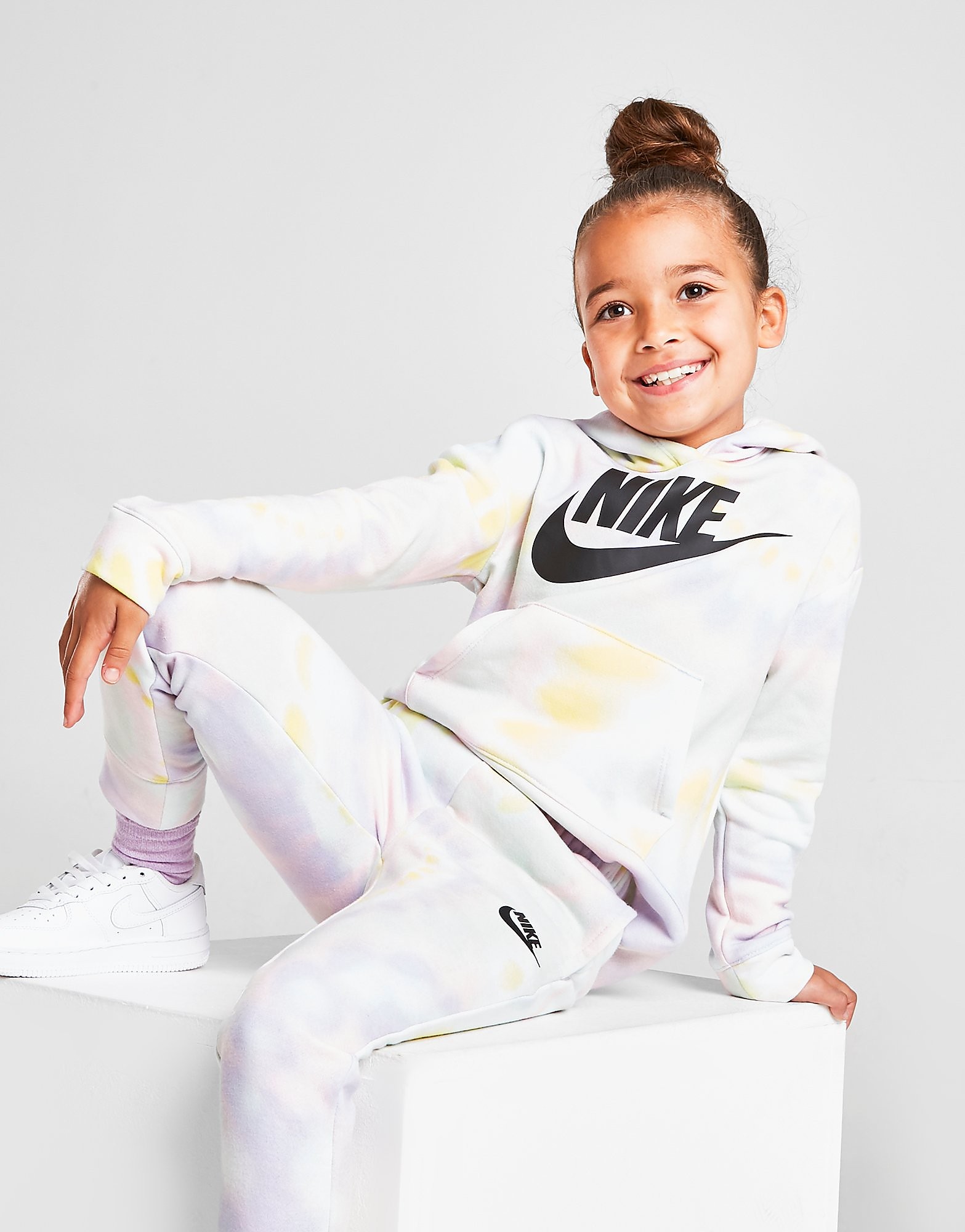 

Nike Girls' Club Tie Dye Hoodie Children - Purple - Kids, Purple