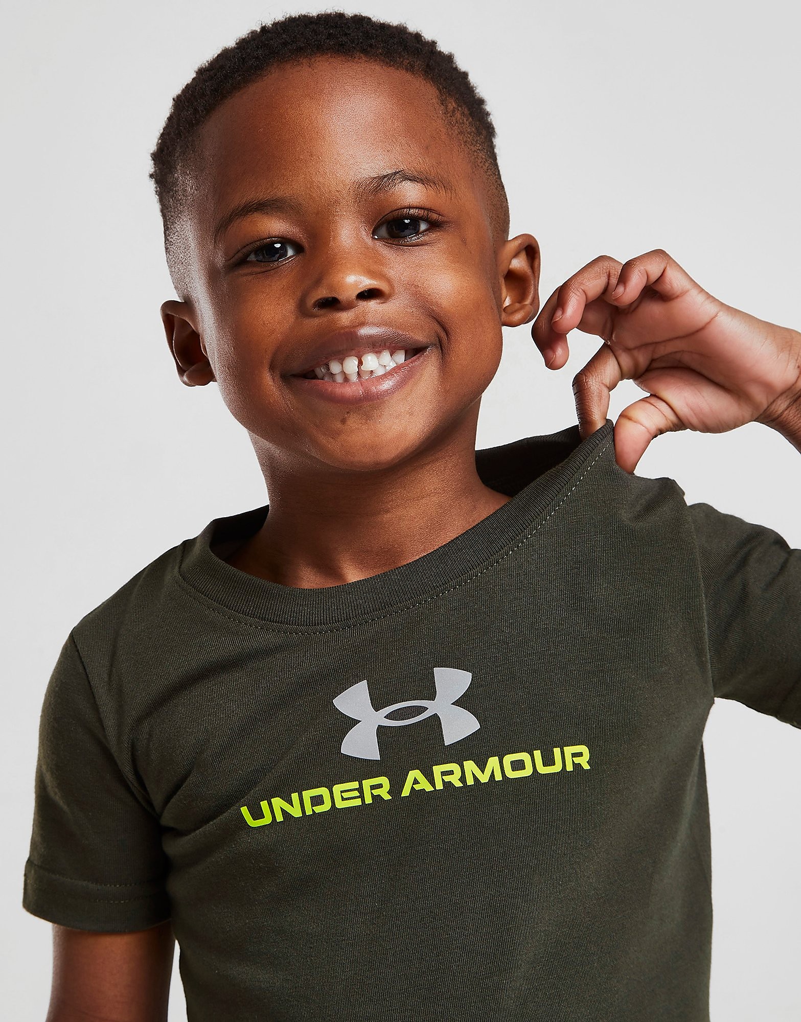

Under Armour Logo T-Shirt Infant - Only at JD - Green - Kids, Green
