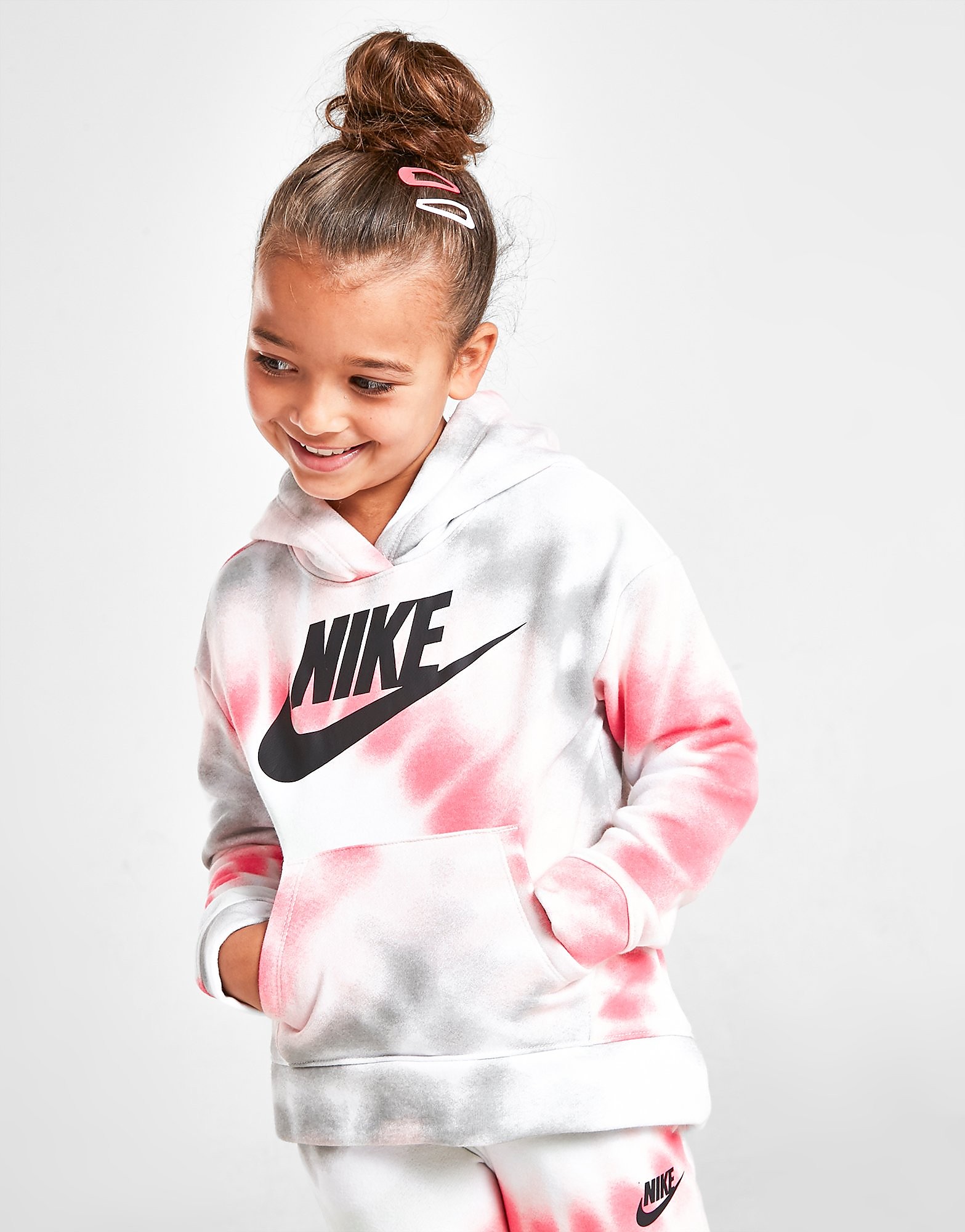 

Nike Girls' Club Tie Dye Hoodie Children - Pink - Kids, Pink