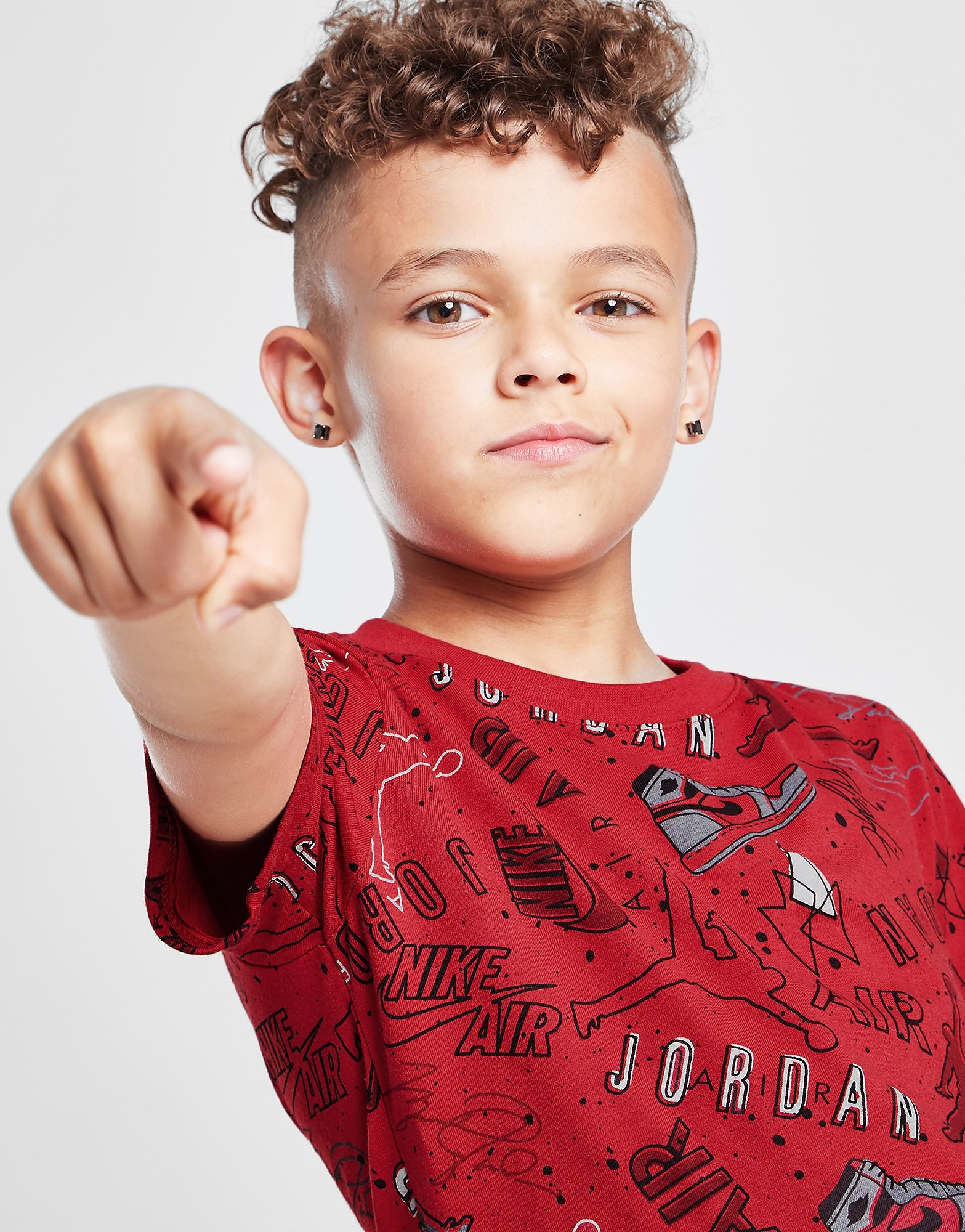 

Jordan All Over Print Graphic T-Shirt Children - Kids