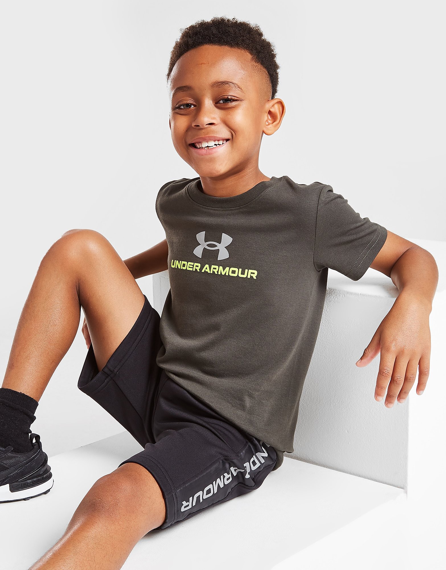 

Under Armour Logo T-Shirt Children - Only at JD - Green - Kids, Green