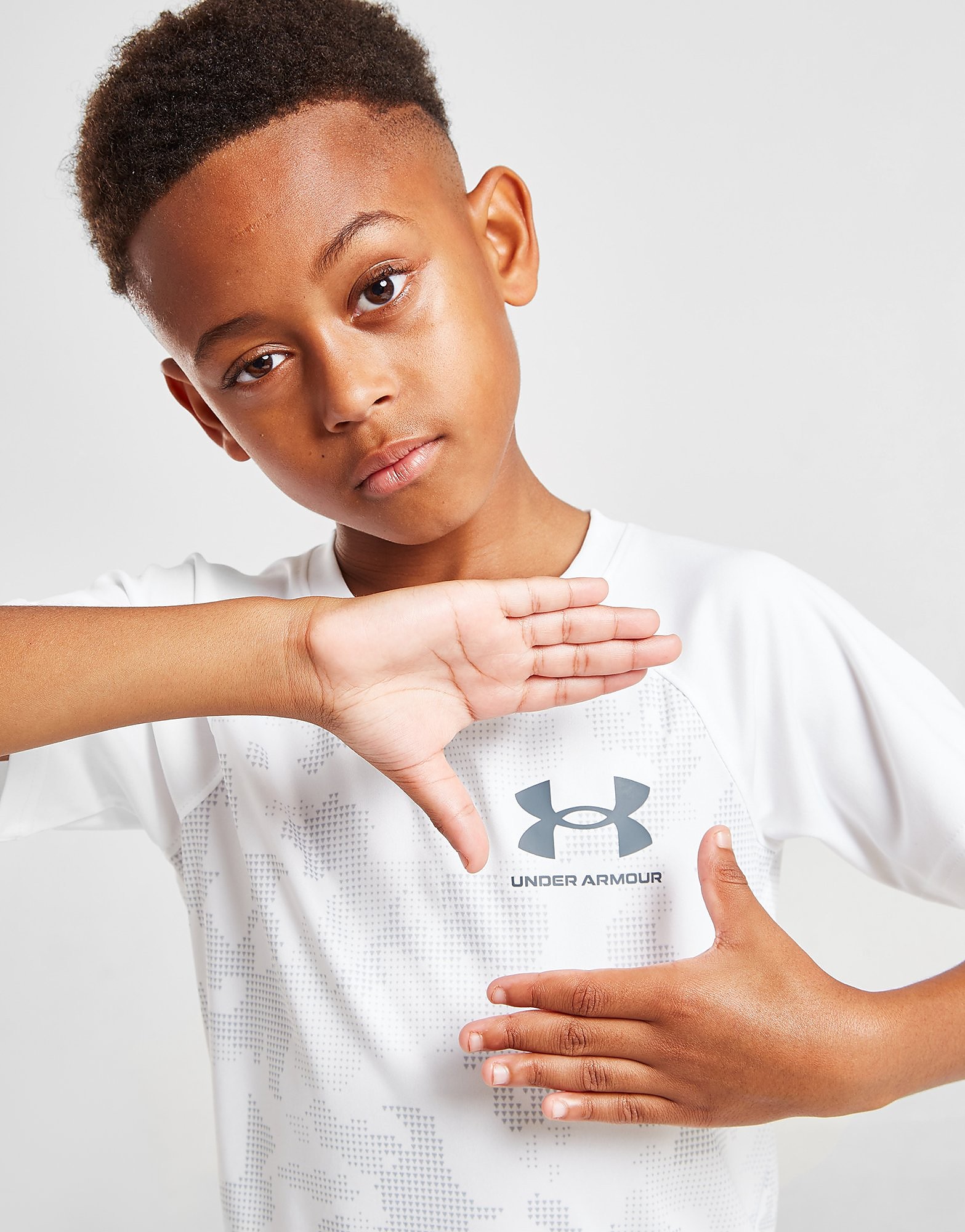

Under Armour Camo Tech T-Shirt Children - Only at JD - White - Kids, White