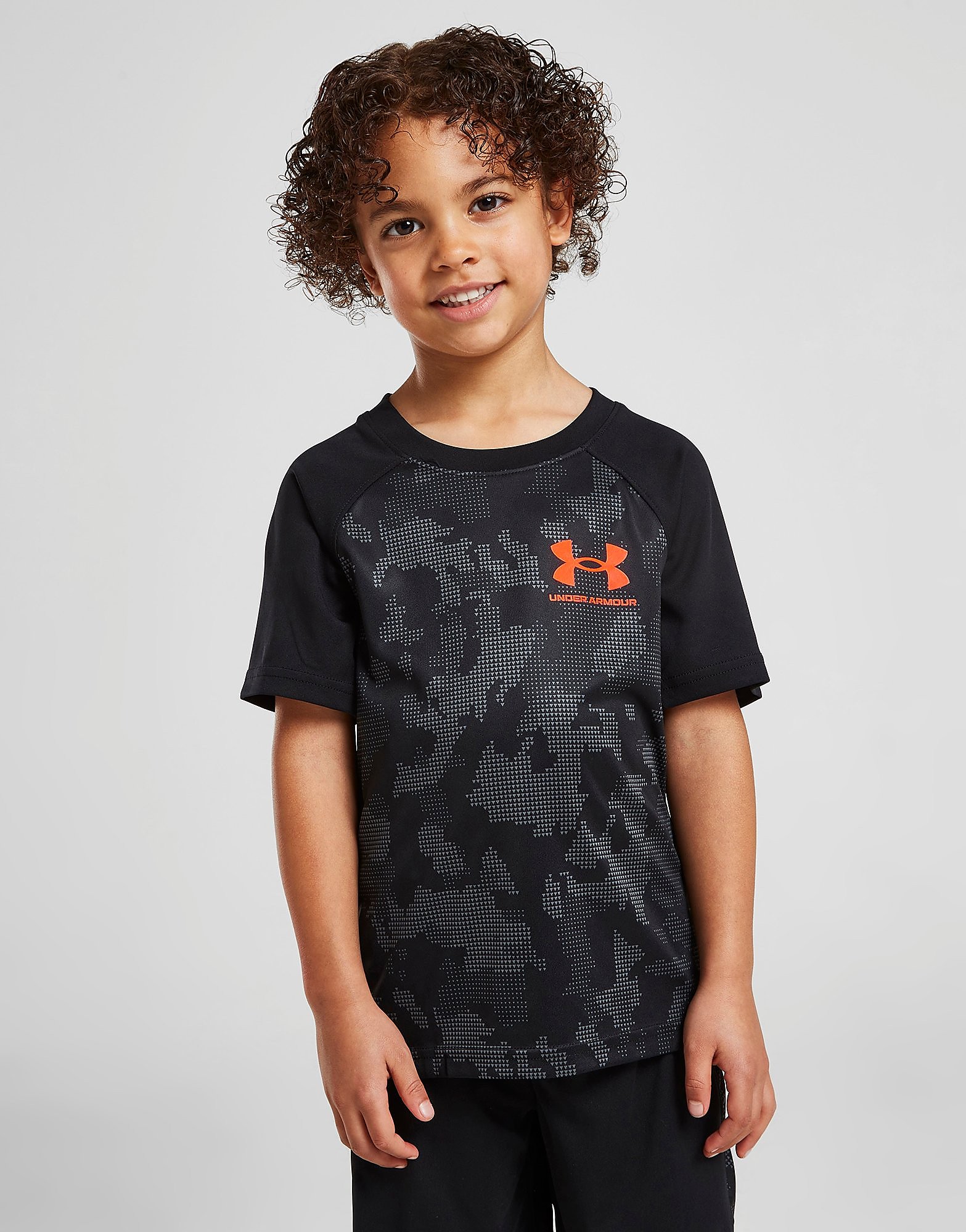 

Under Armour Camo Tech T-Shirt Children - Only at JD - Black - Kids, Black
