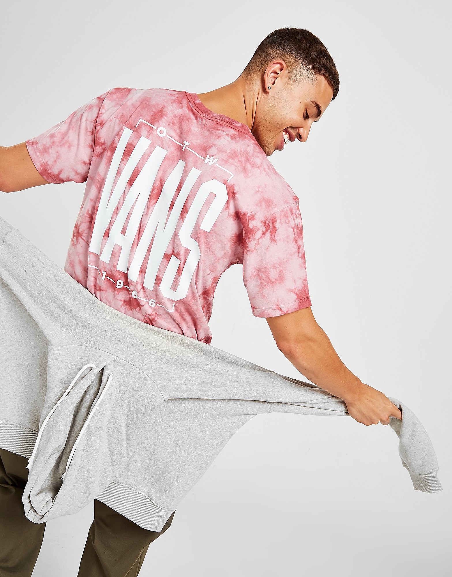 

Vans Tie Dye Graphic T-Shirt - Pink - Mens, Pink