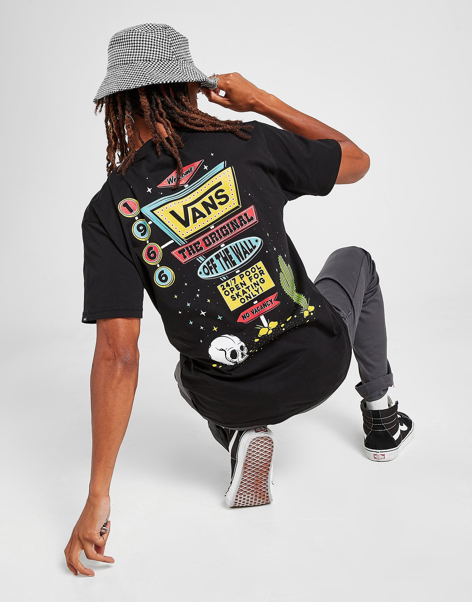 

Vans Motel T-Shirt - Black - Mens, Black