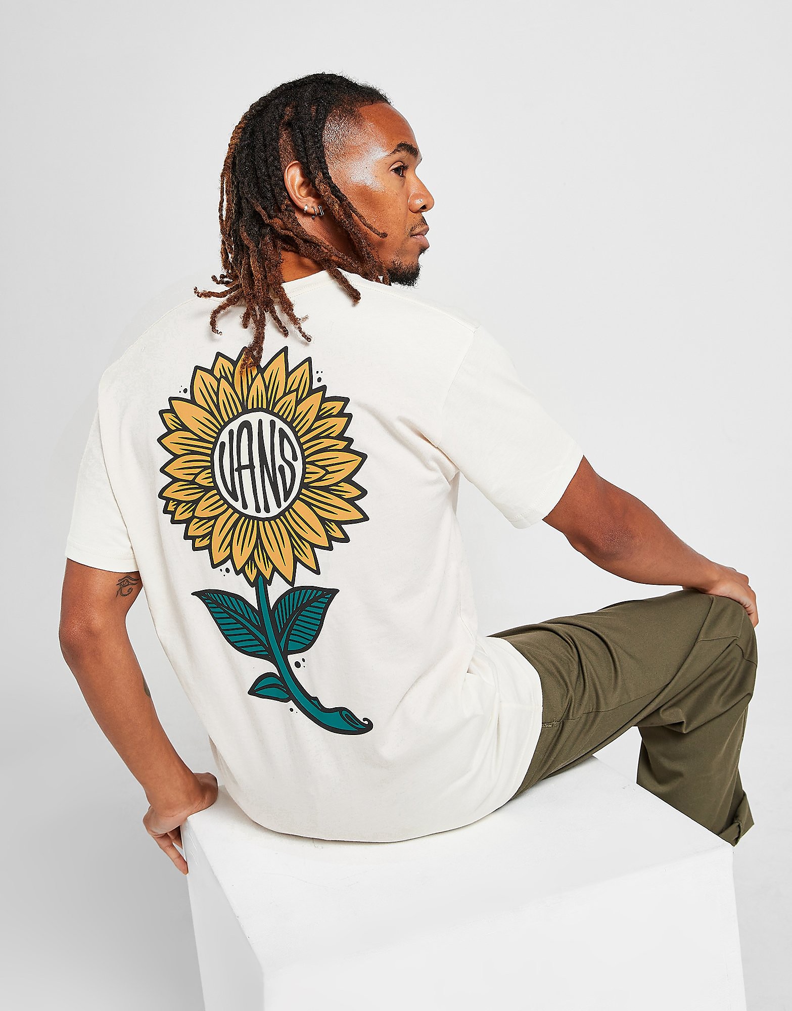 

Vans Planta T-Shirt - White - Mens, White