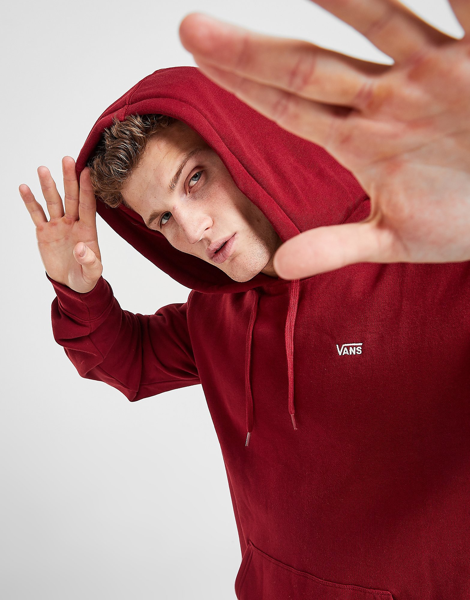 

Vans Basic Overhead Hoodie - Red - Mens, Red