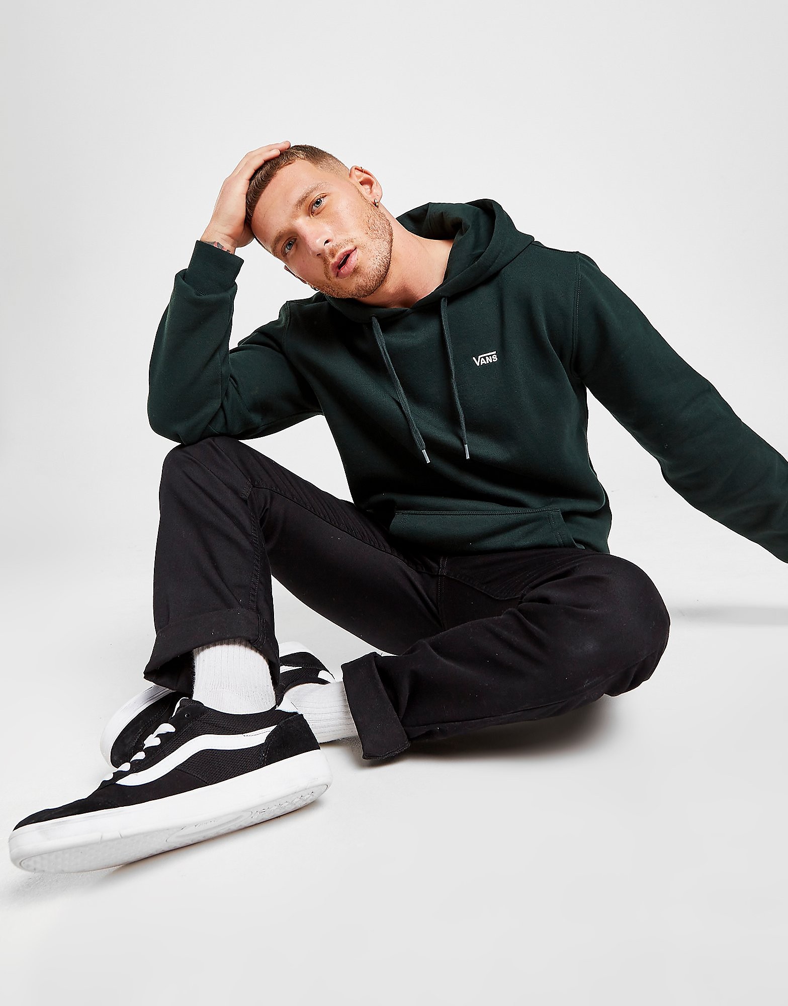 

Vans Basic Overhead Hoodie - Green - Mens, Green