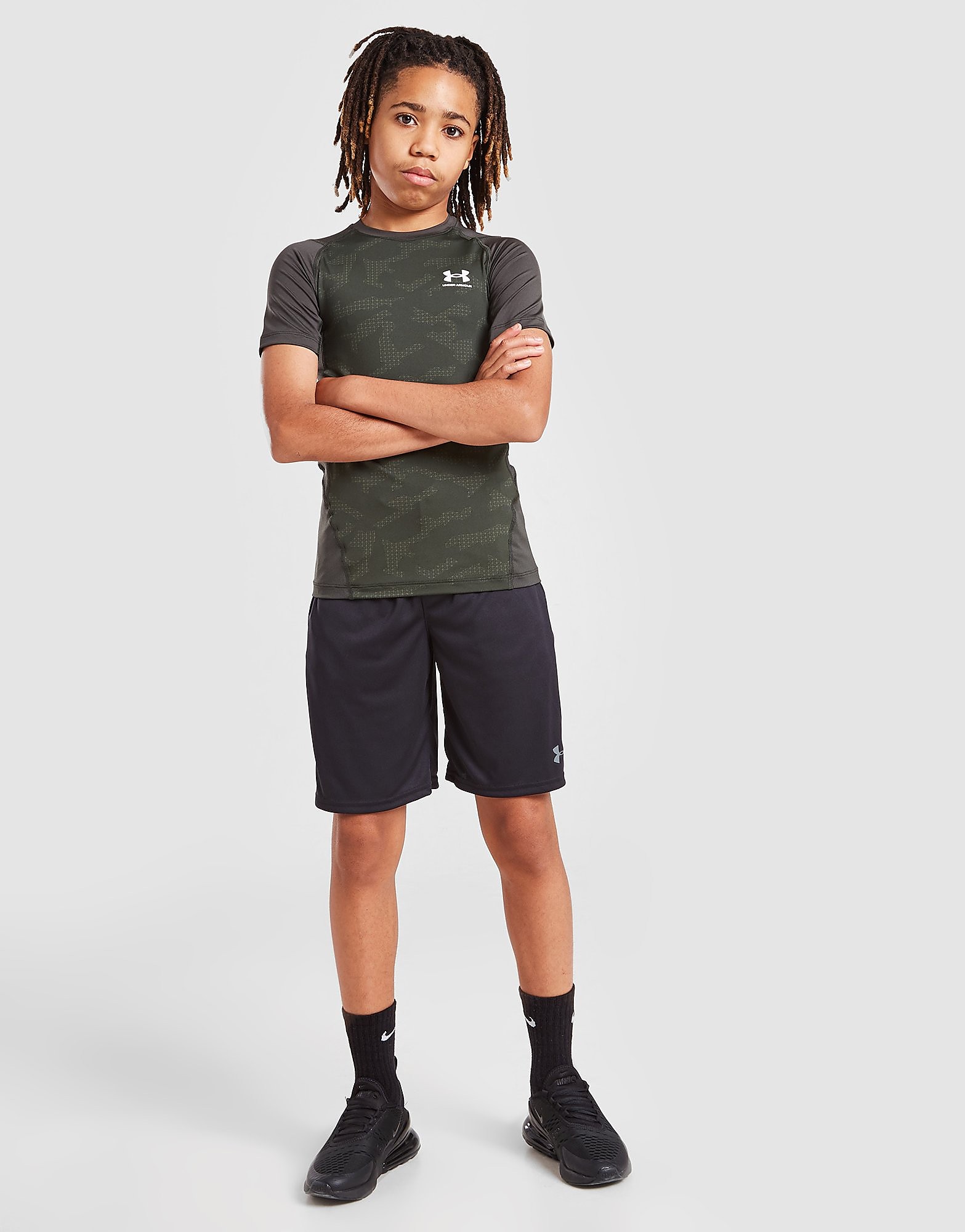 

Under Armour HeatGear Fade T-Shirt Junior - Green - Kids, Green
