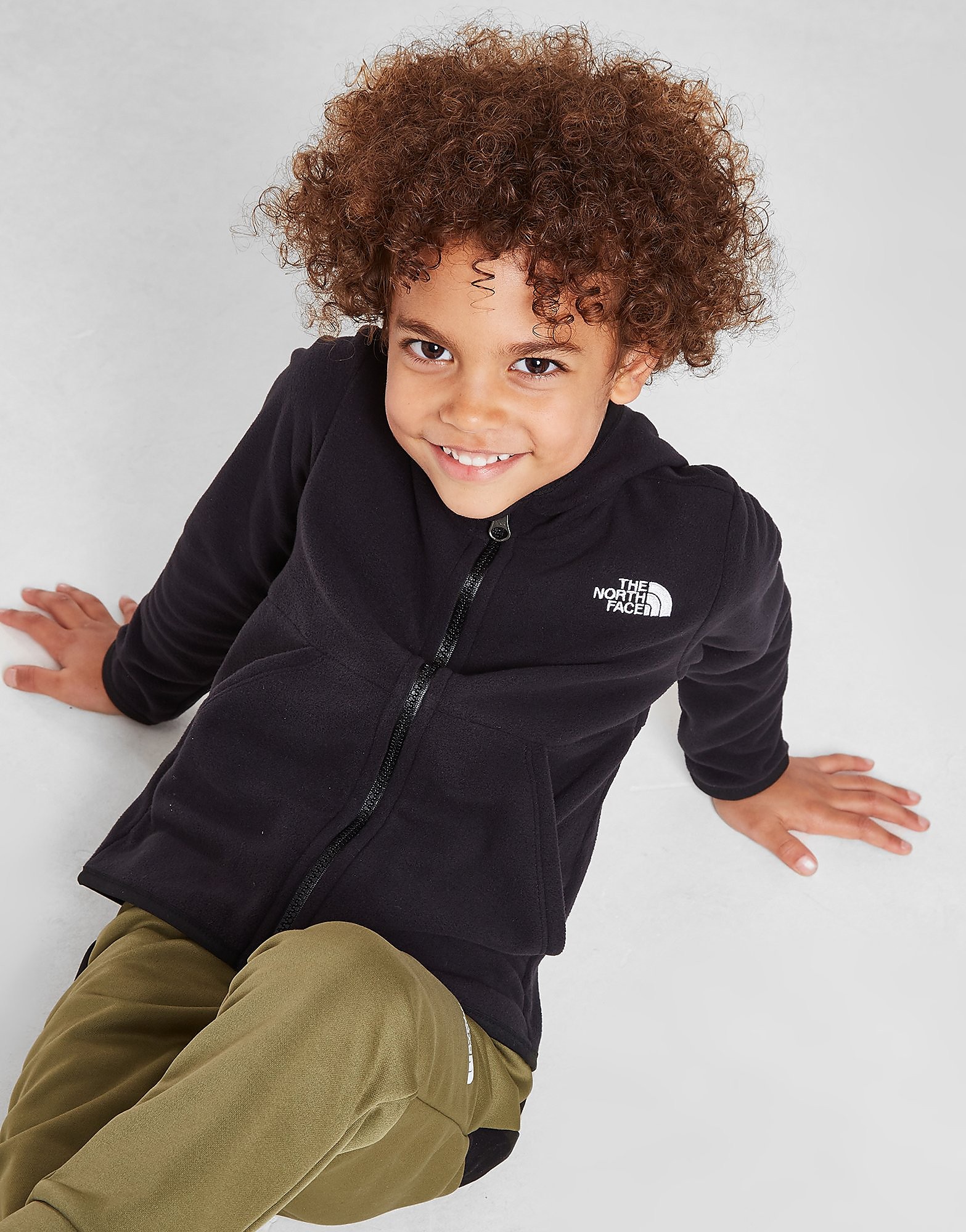 

The North Face Glacier Full Zip Hoodie Children - Black - Kids, Black