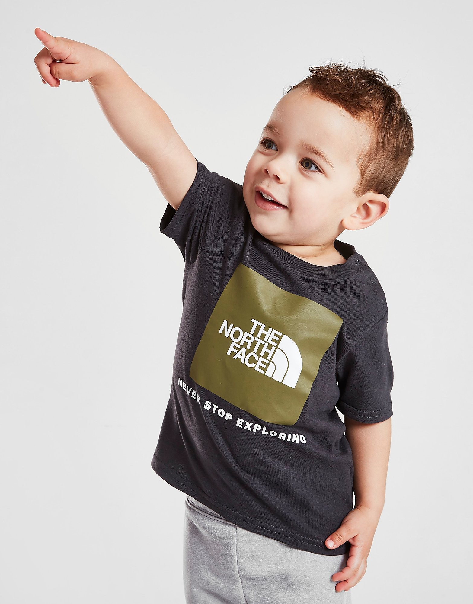 

The North Face Box Logo T-Shirt Infant - Grey - Kids, Grey