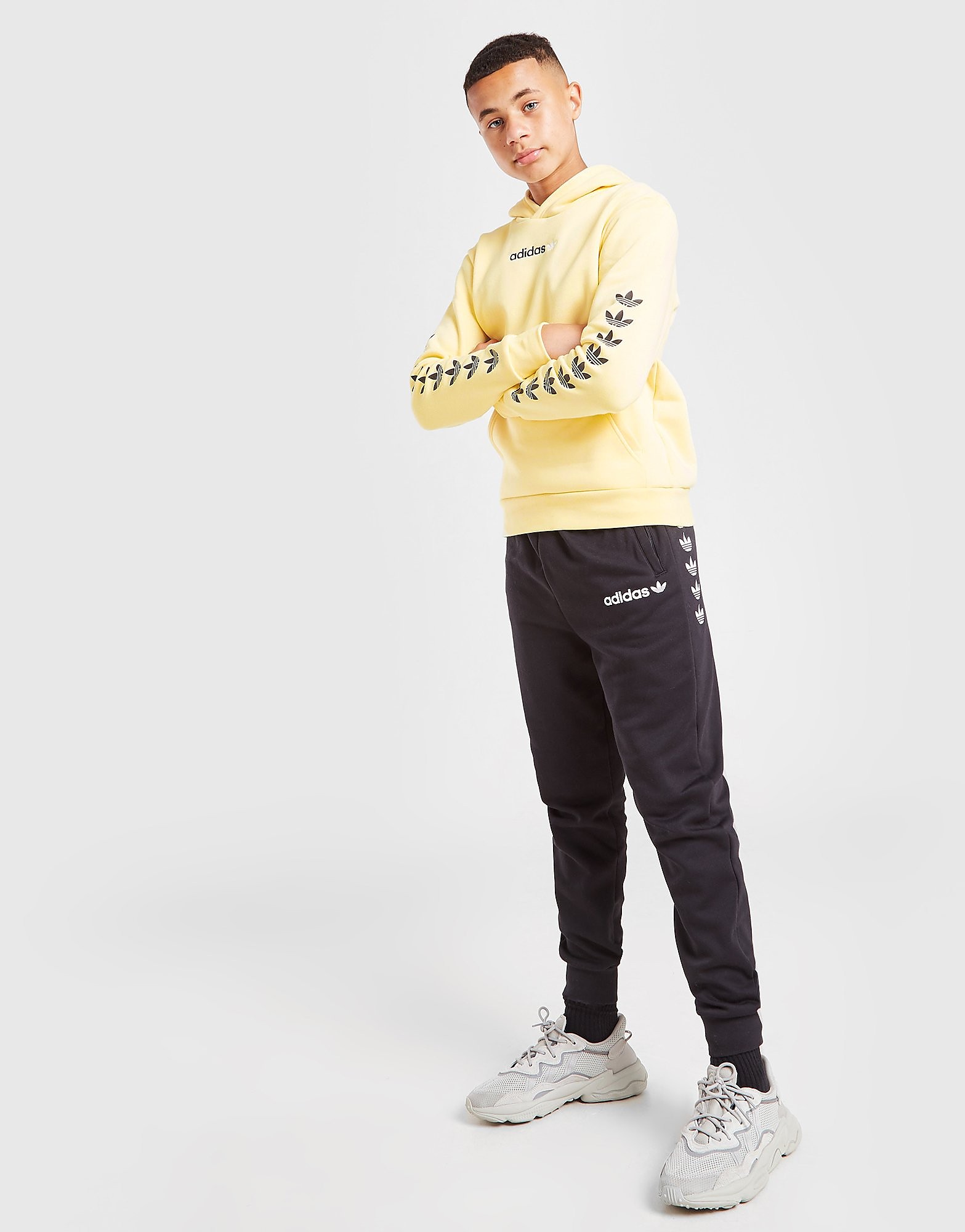 

adidas Originals Repeat Trefoil Hoodie Junior - Only at JD - Yellow - Kids, Yellow