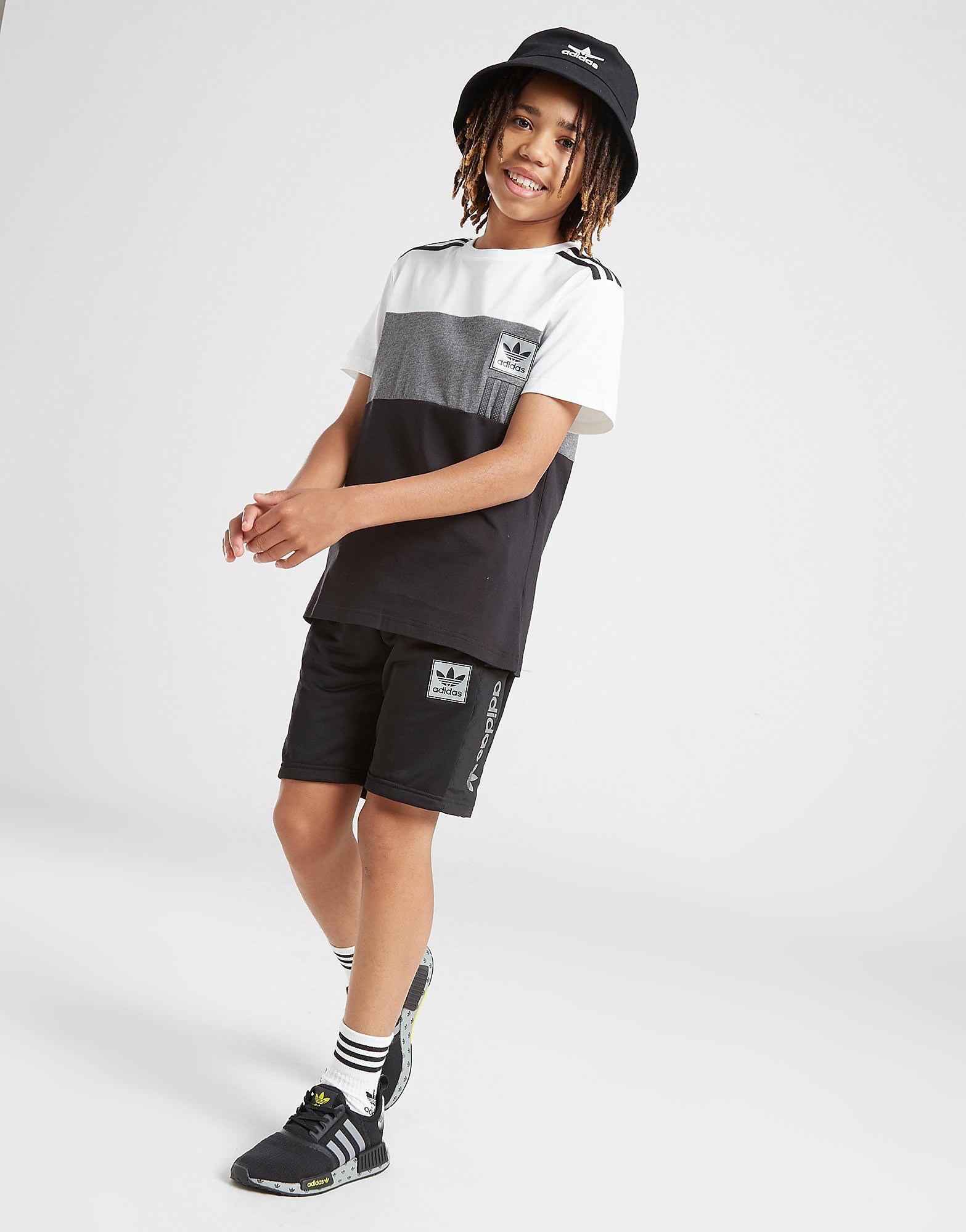 

adidas Originals Tech Shorts Junior - Only at JD - Black - Kids, Black