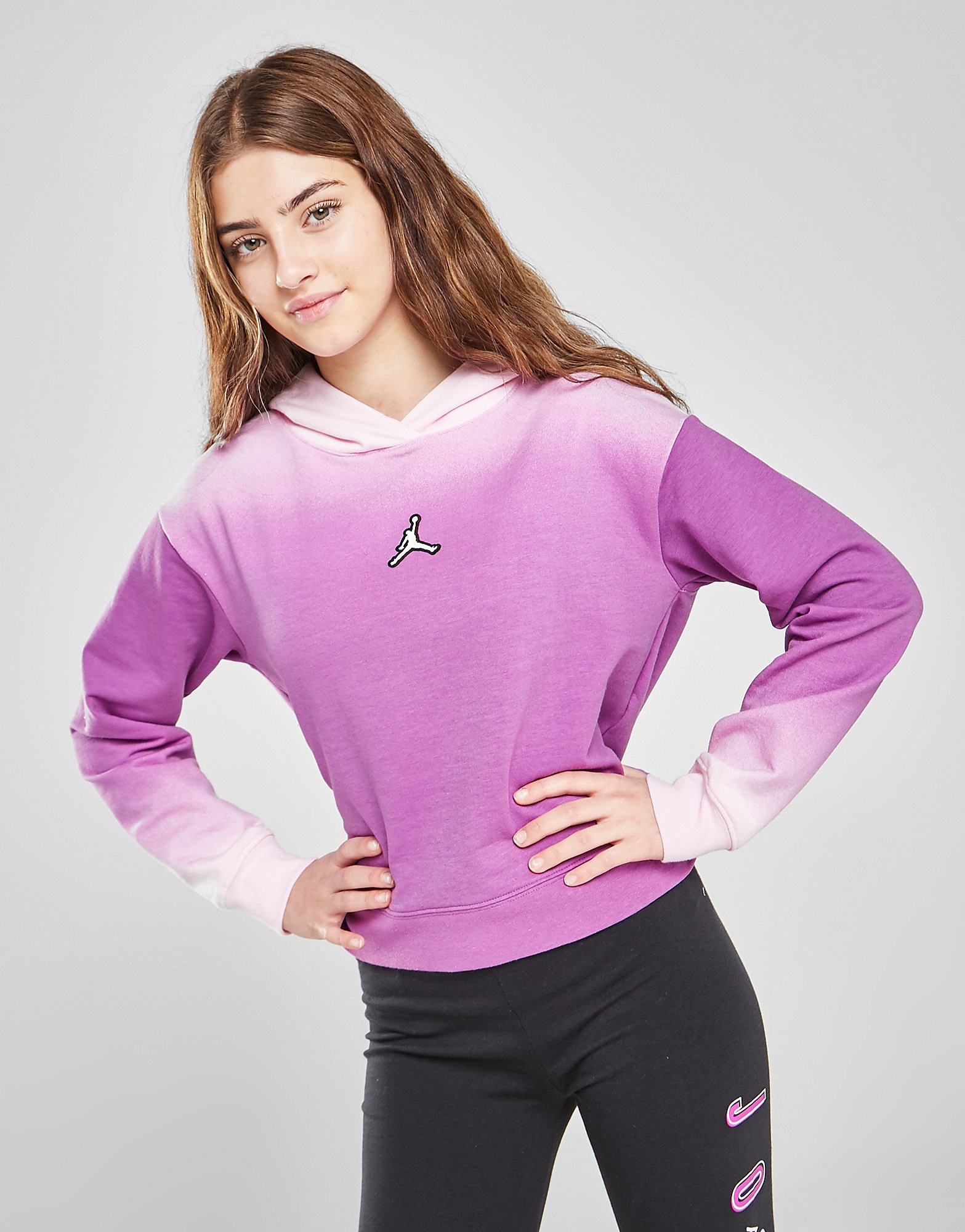 

Jordan Girls' Essential Boxy Hoodie Junior - Purple - Kids, Purple
